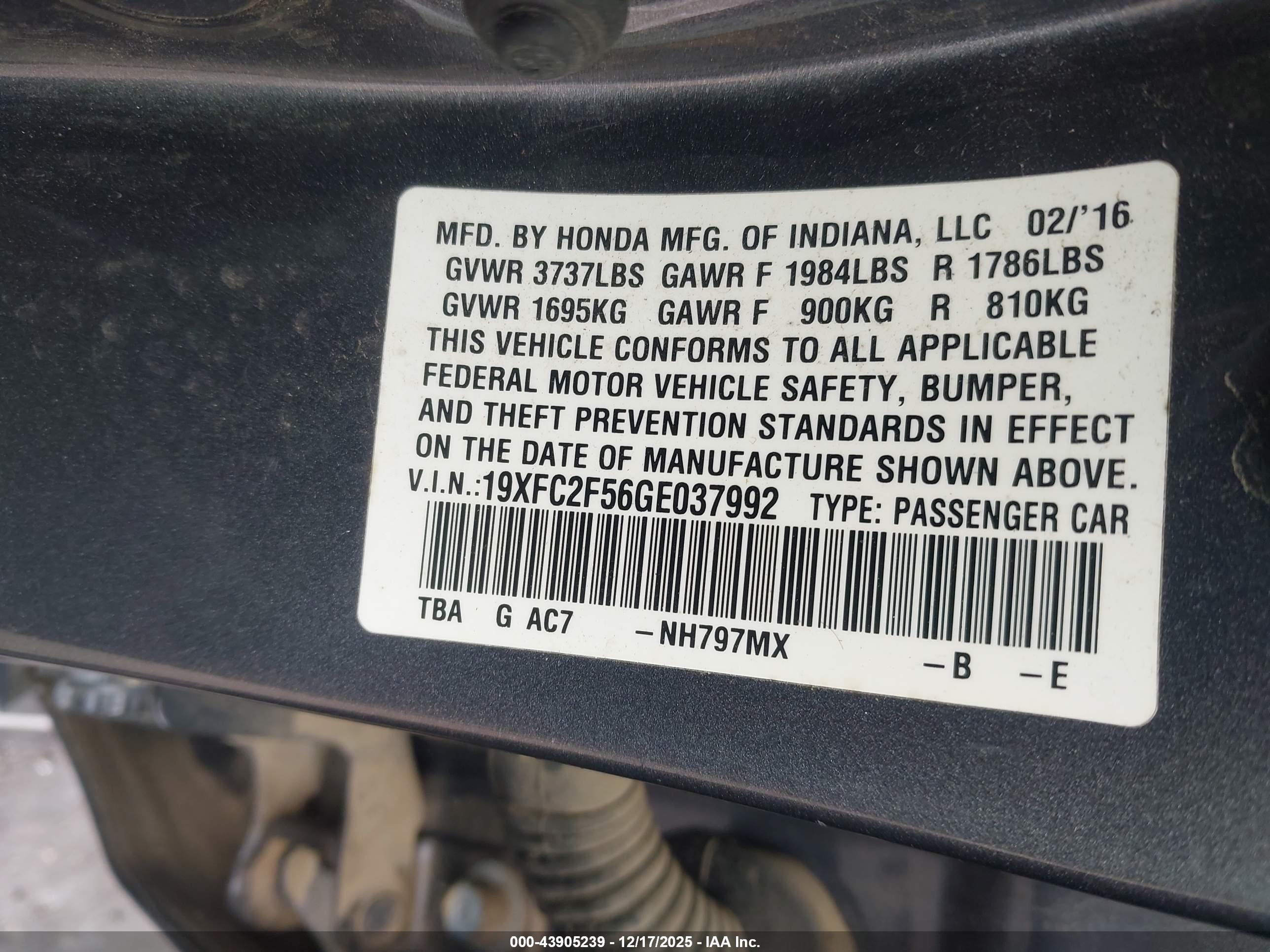 HONDA CIVIC image 9