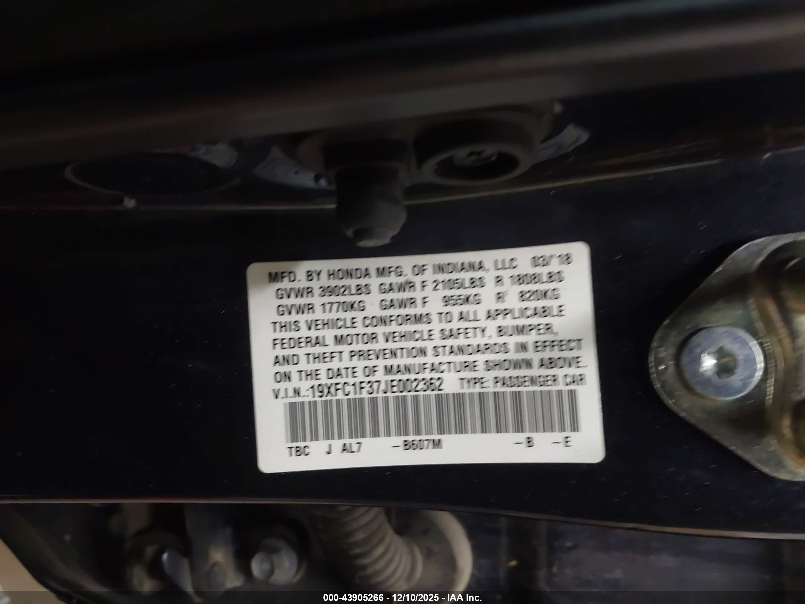 HONDA CIVIC image 9