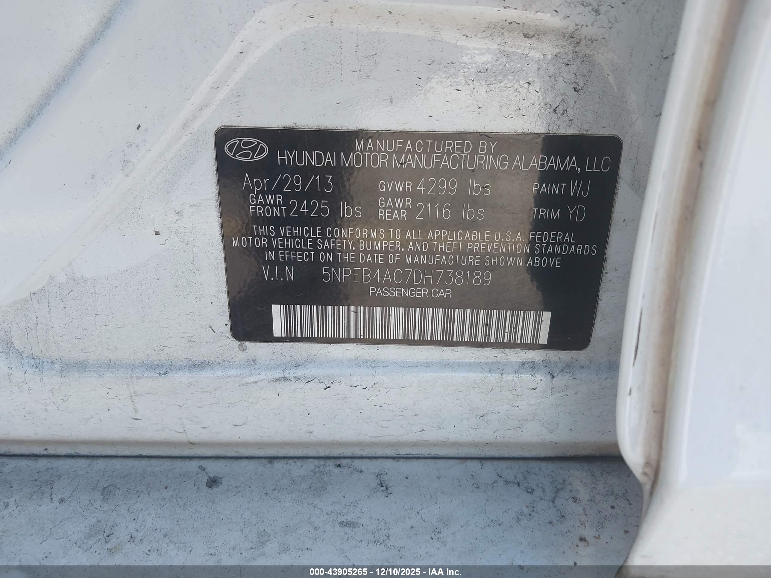 HYUNDAI SONATA image 9