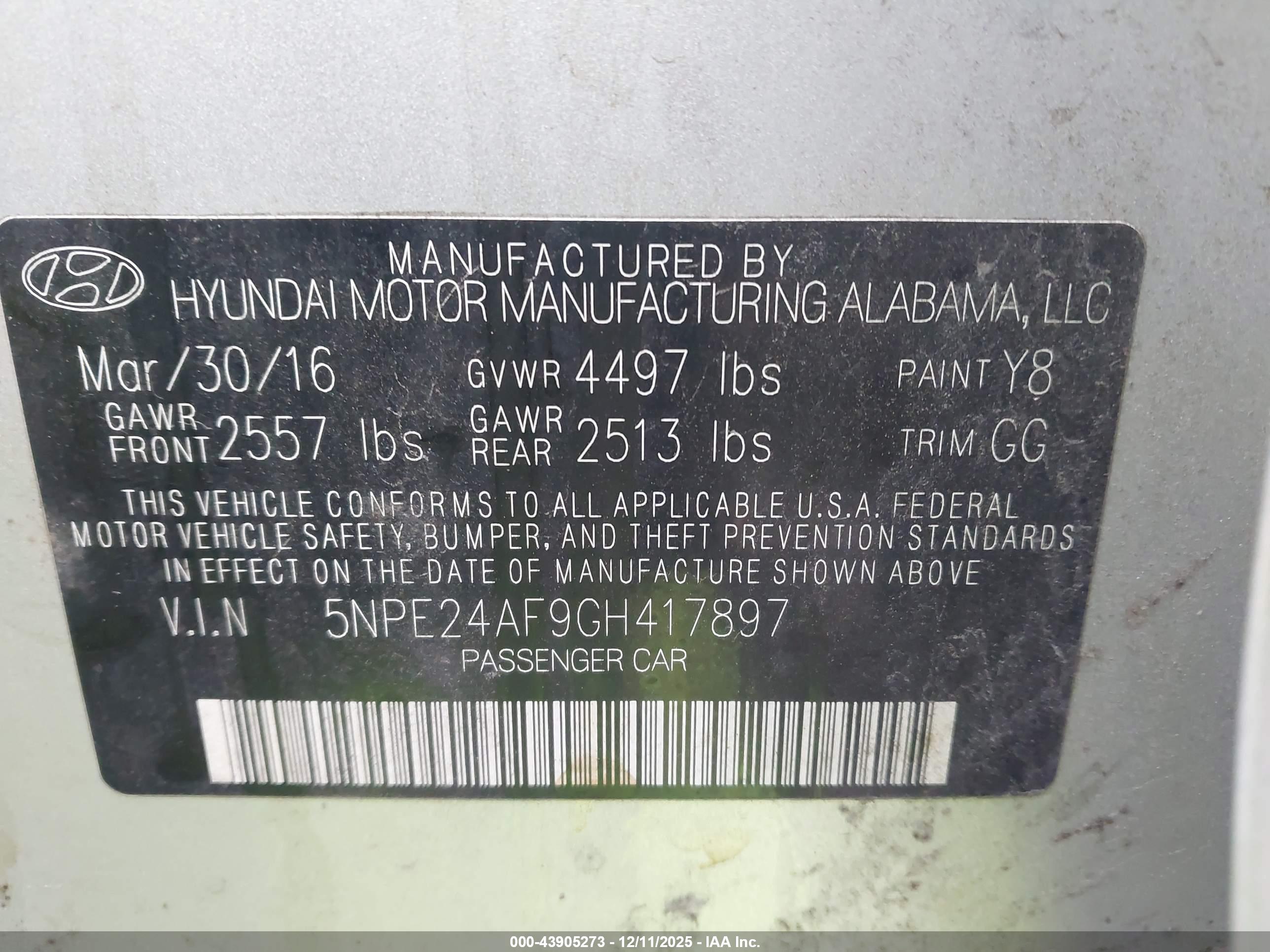 HYUNDAI SONATA image 9