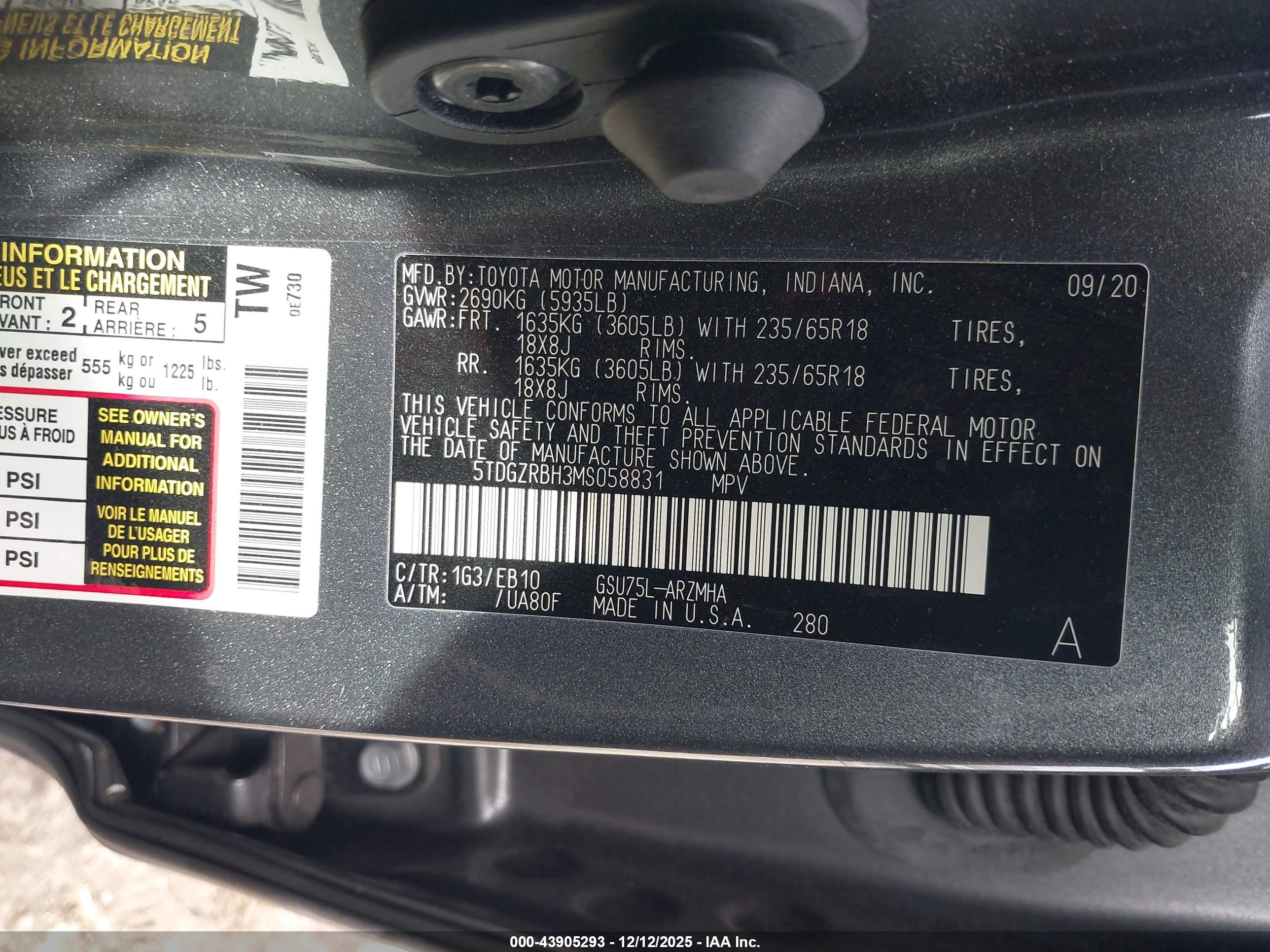 TOYOTA HIGHLANDER image 9