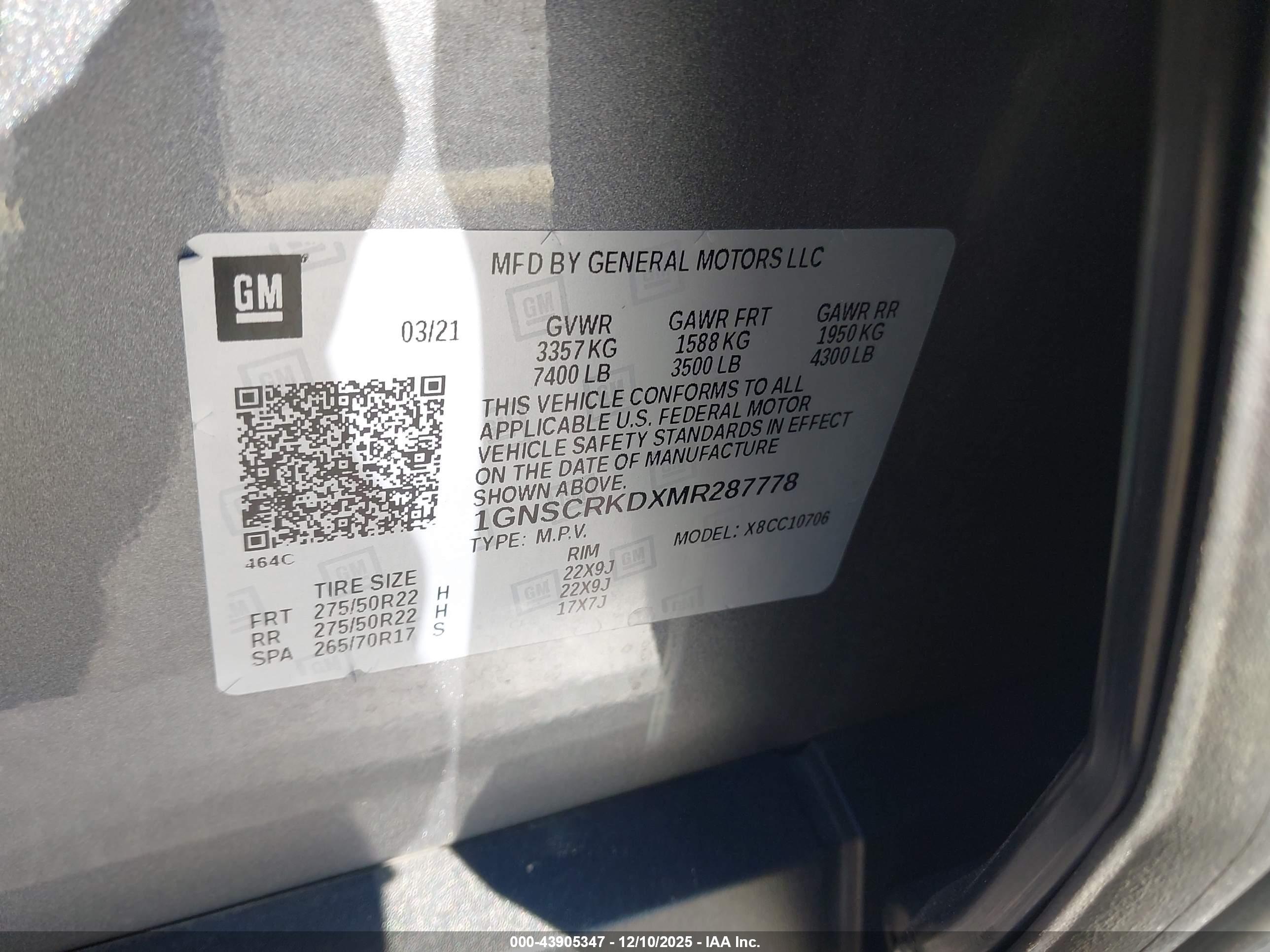 CHEVROLET TAHOE image 9