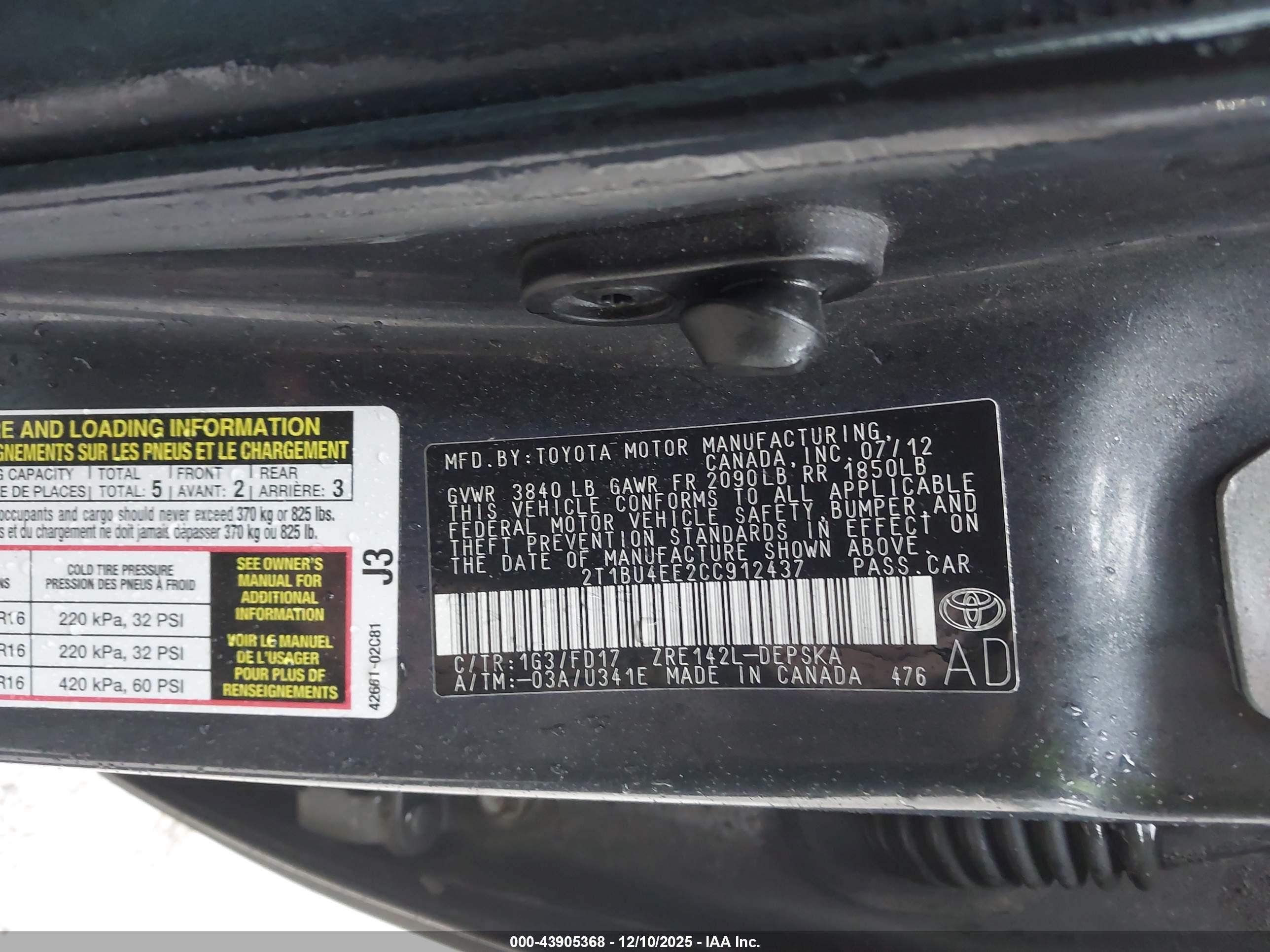 TOYOTA COROLLA image 9