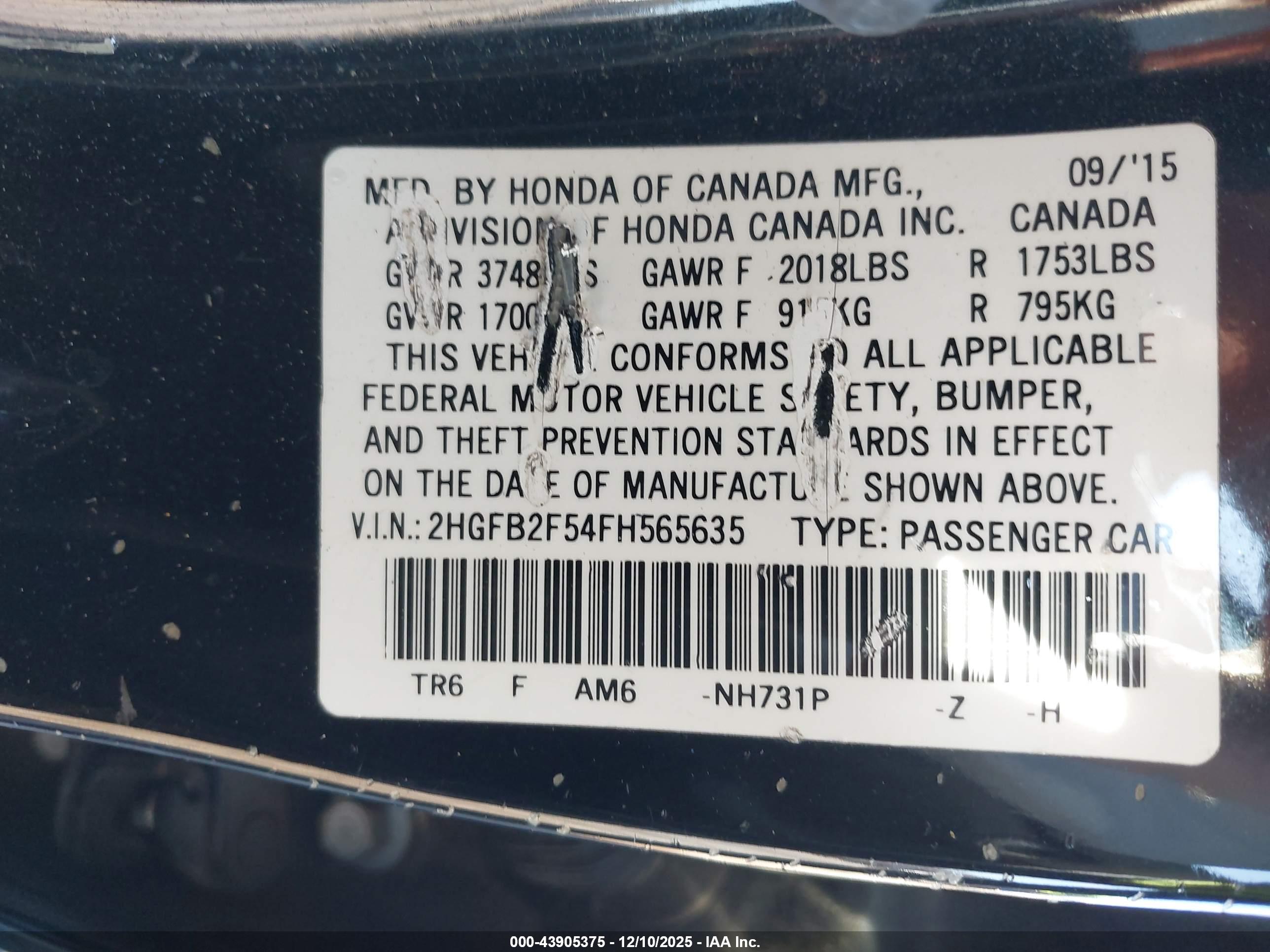 HONDA CIVIC image 9