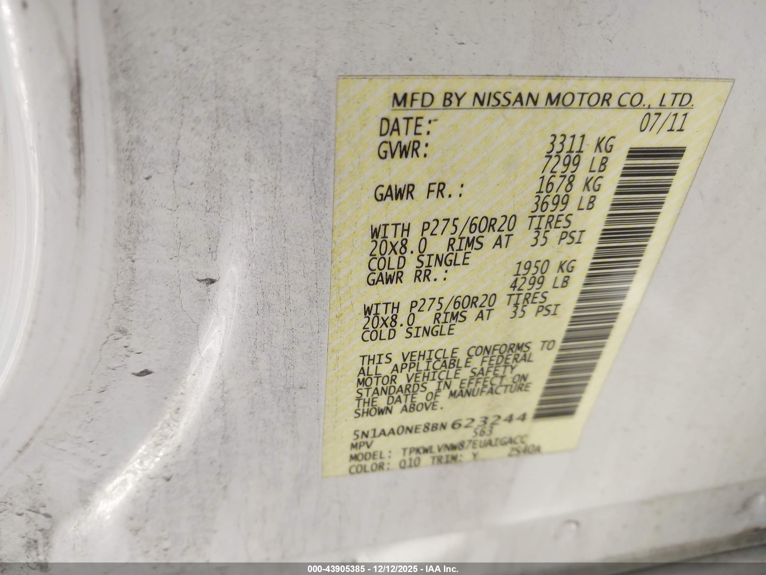 NISSAN ARMADA image 9
