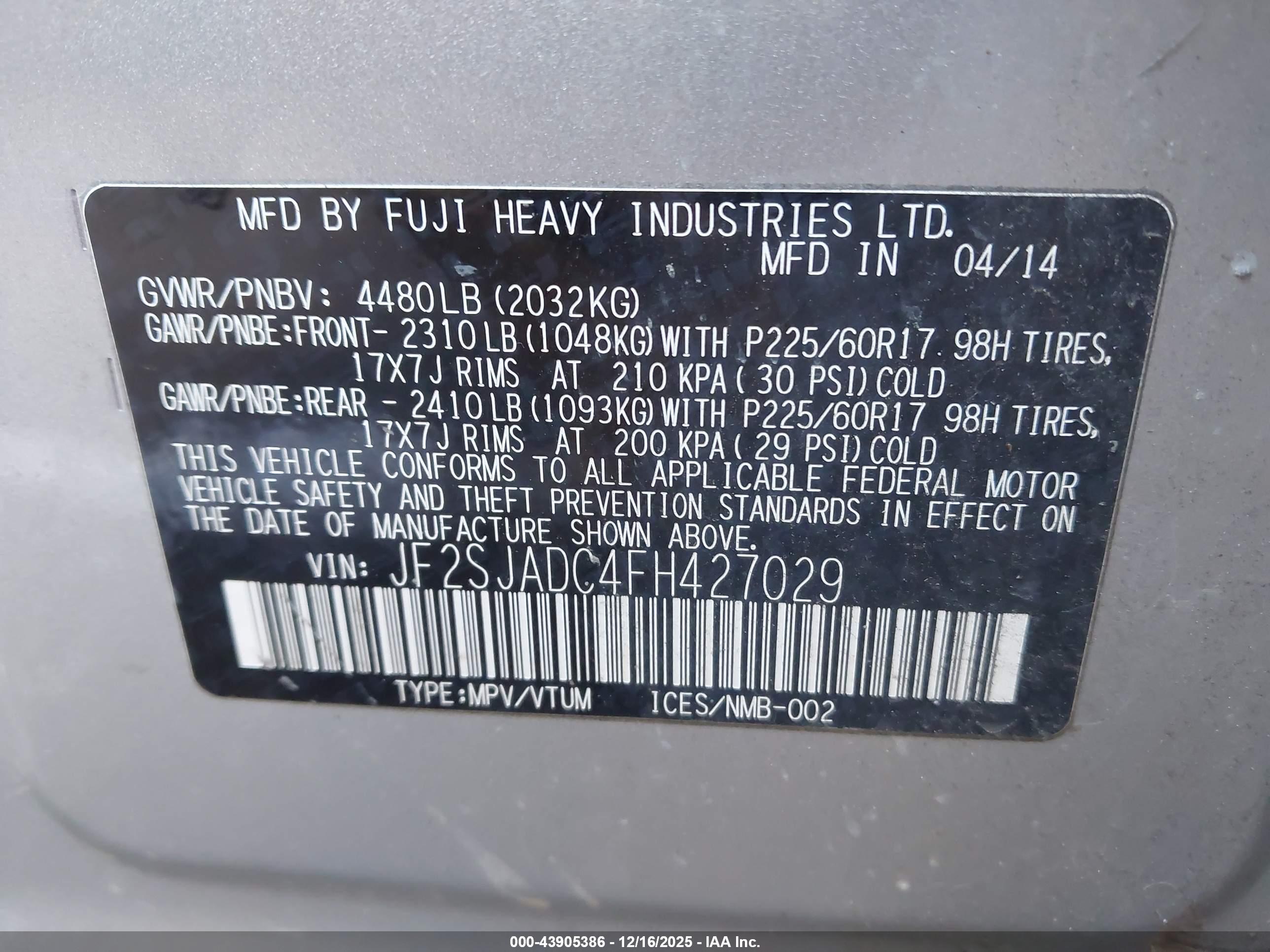 SUBARU FORESTER image 9
