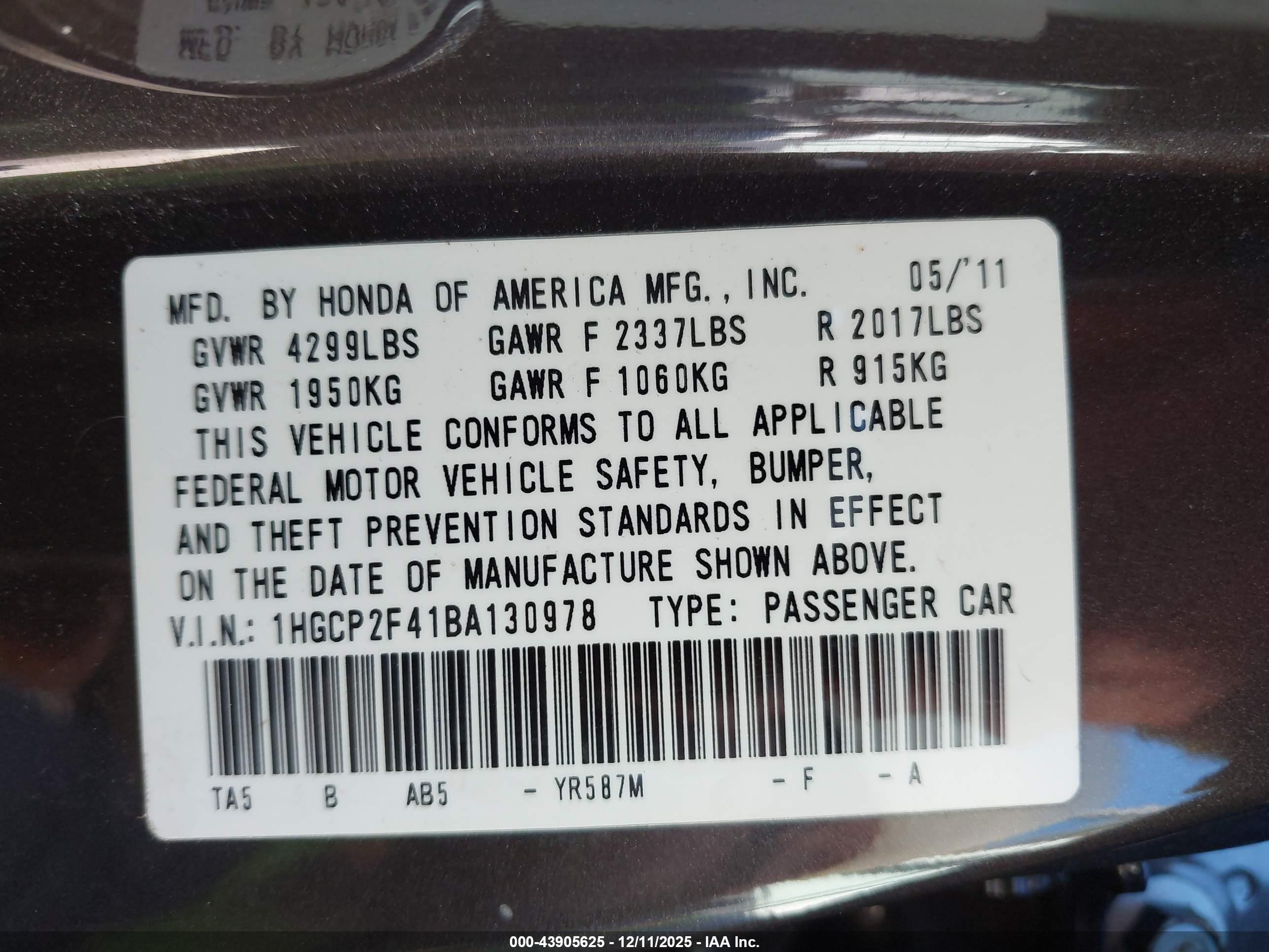 HONDA ACCORD image 9