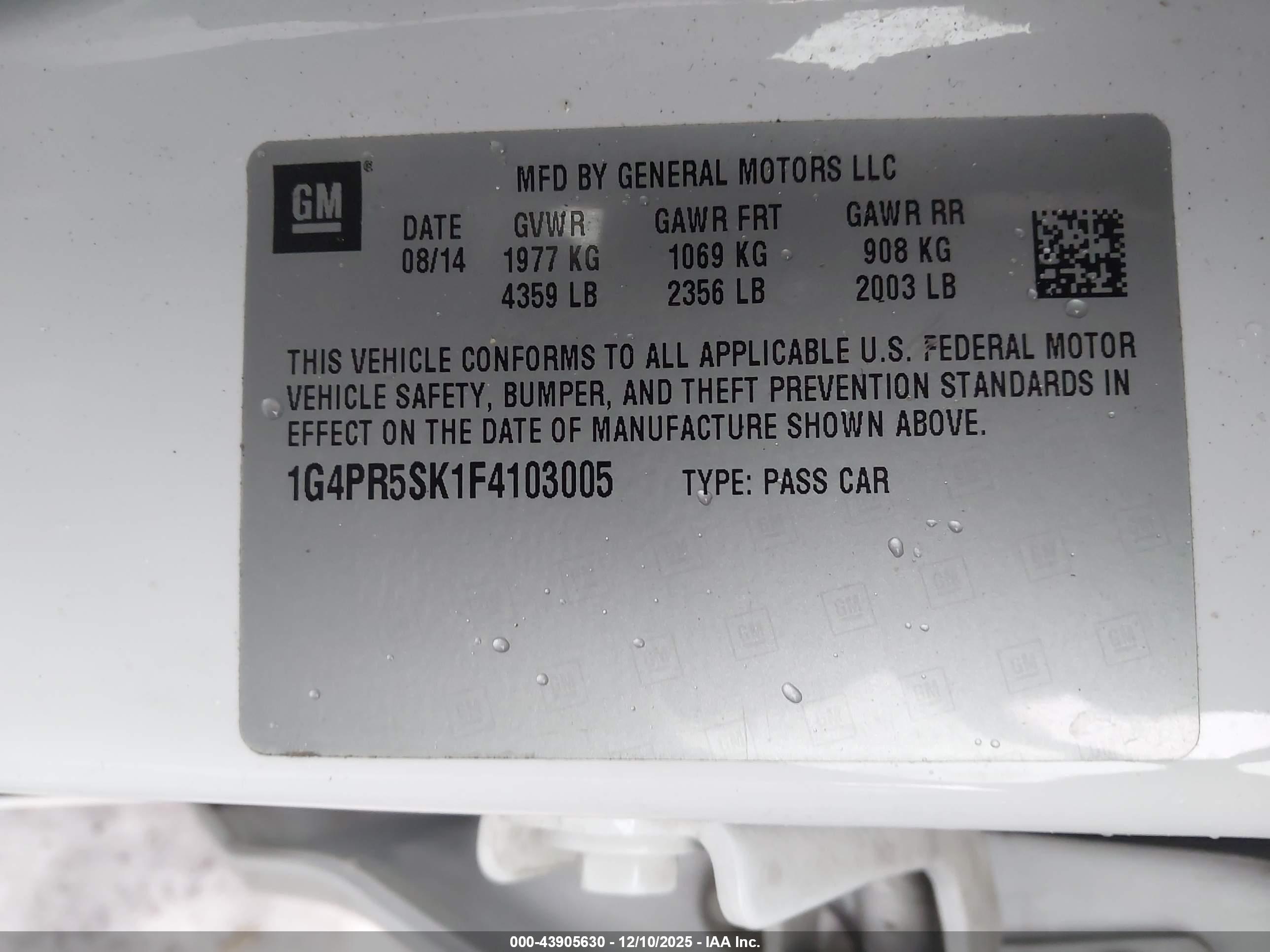 BUICK VERANO image 9