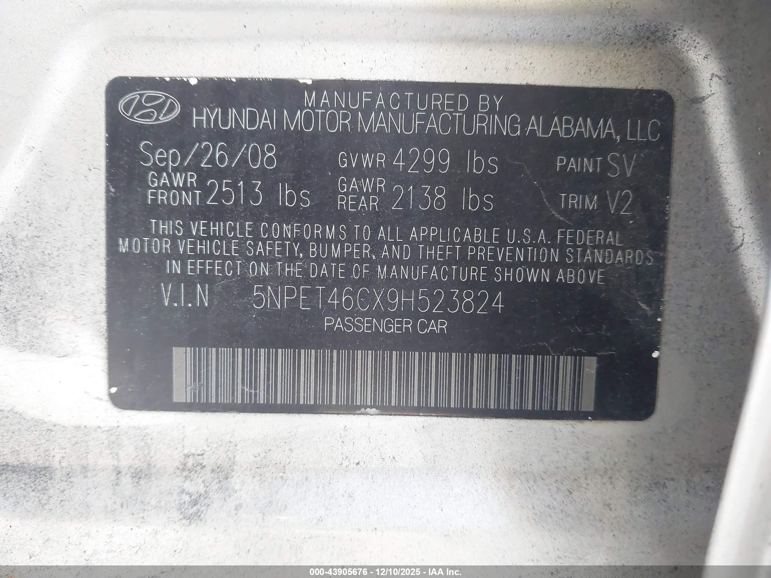 HYUNDAI SONATA image 9