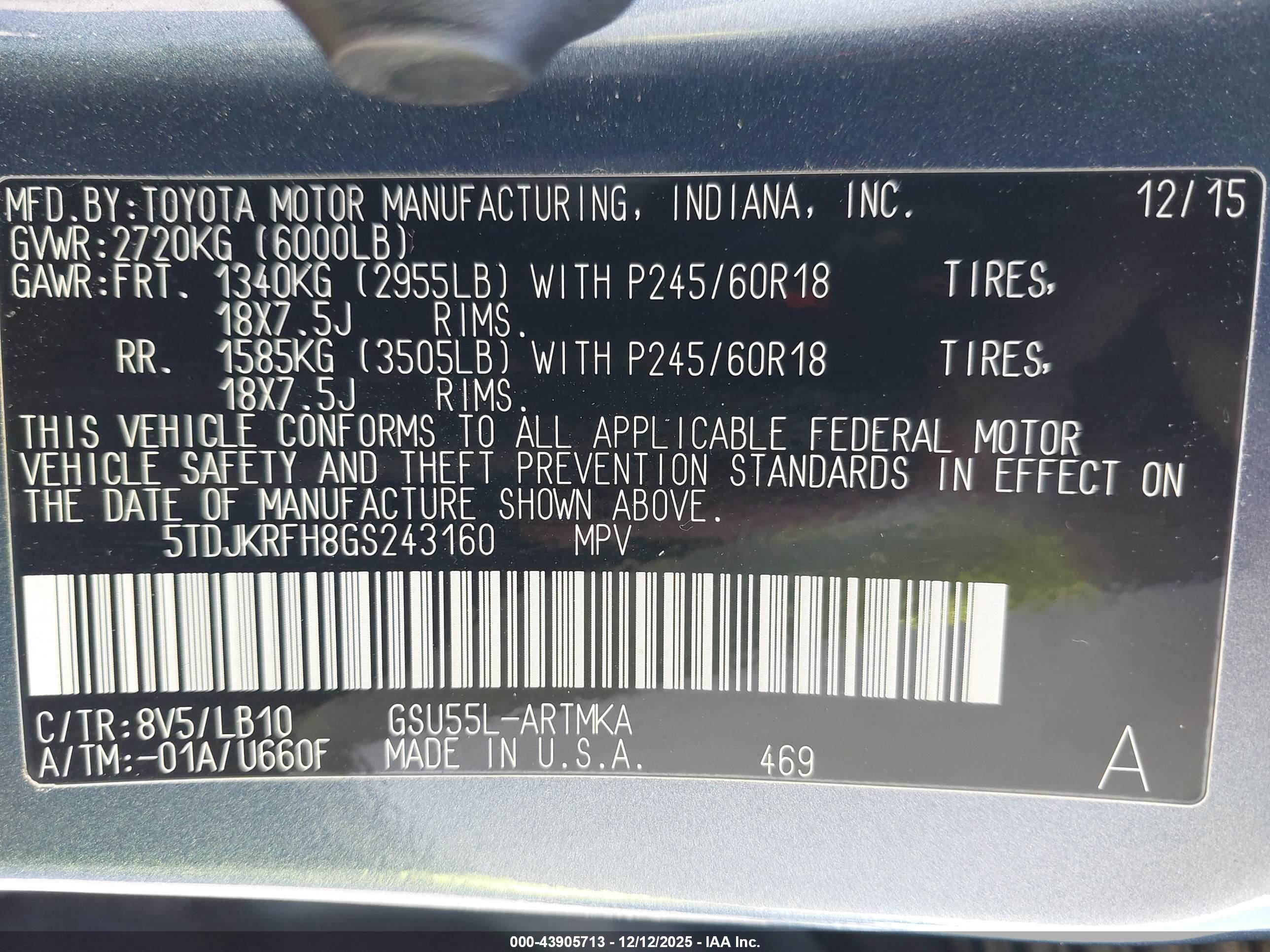 TOYOTA HIGHLANDER image 9