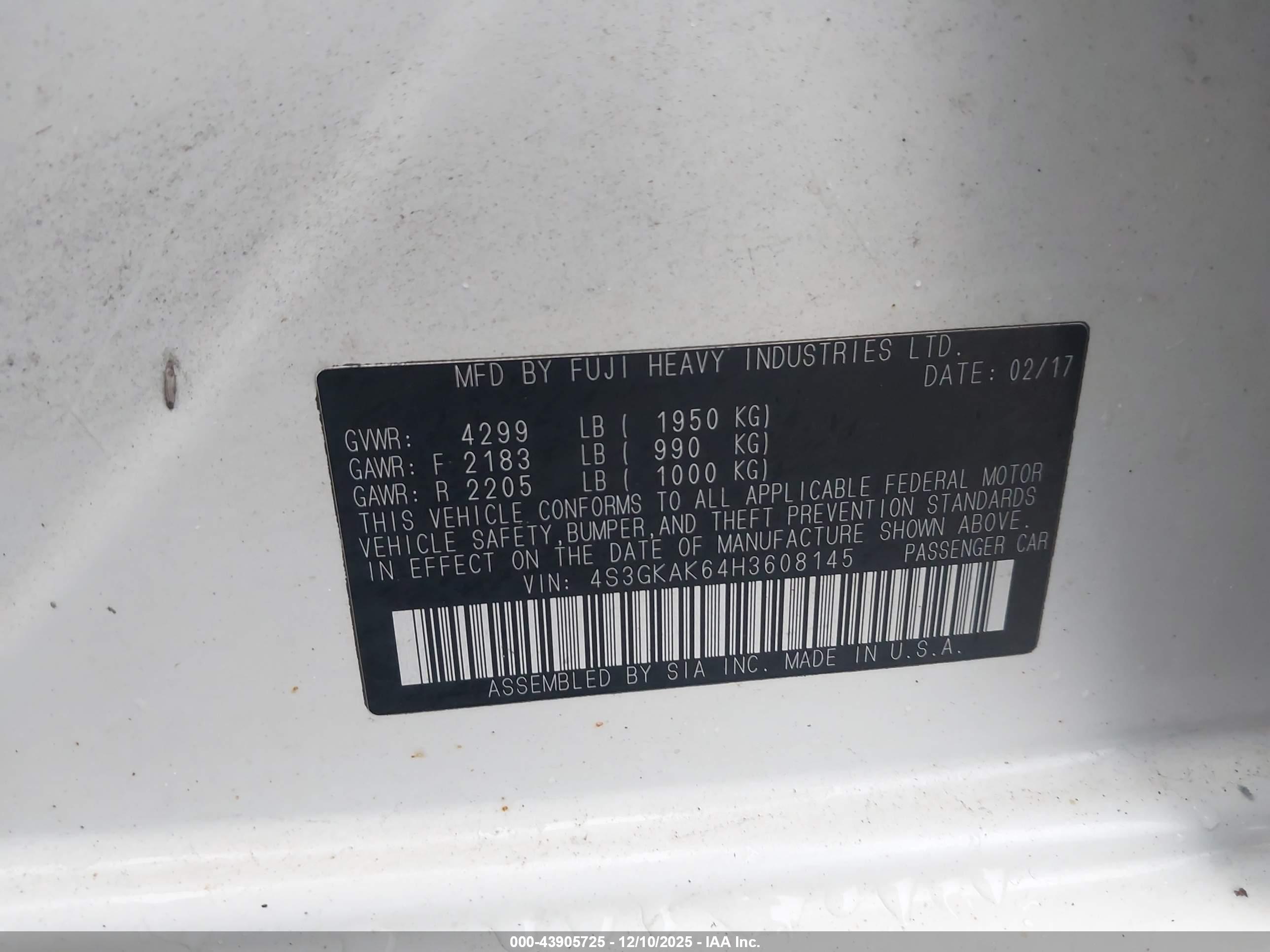 SUBARU IMPREZA image 9
