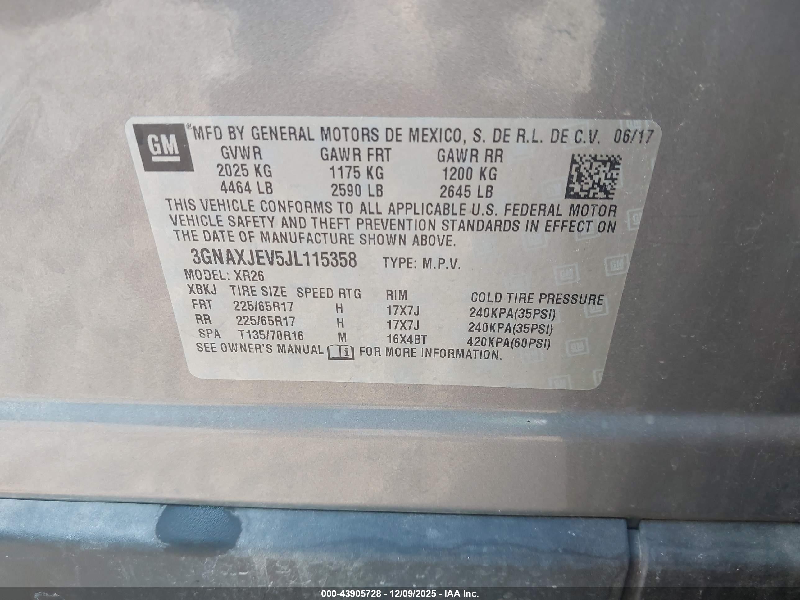 CHEVROLET EQUINOX image 9