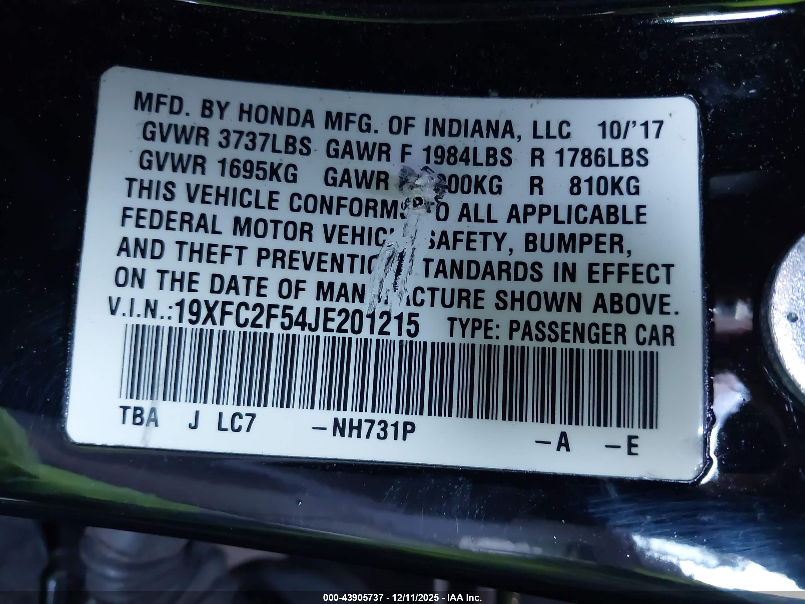 HONDA CIVIC image 9
