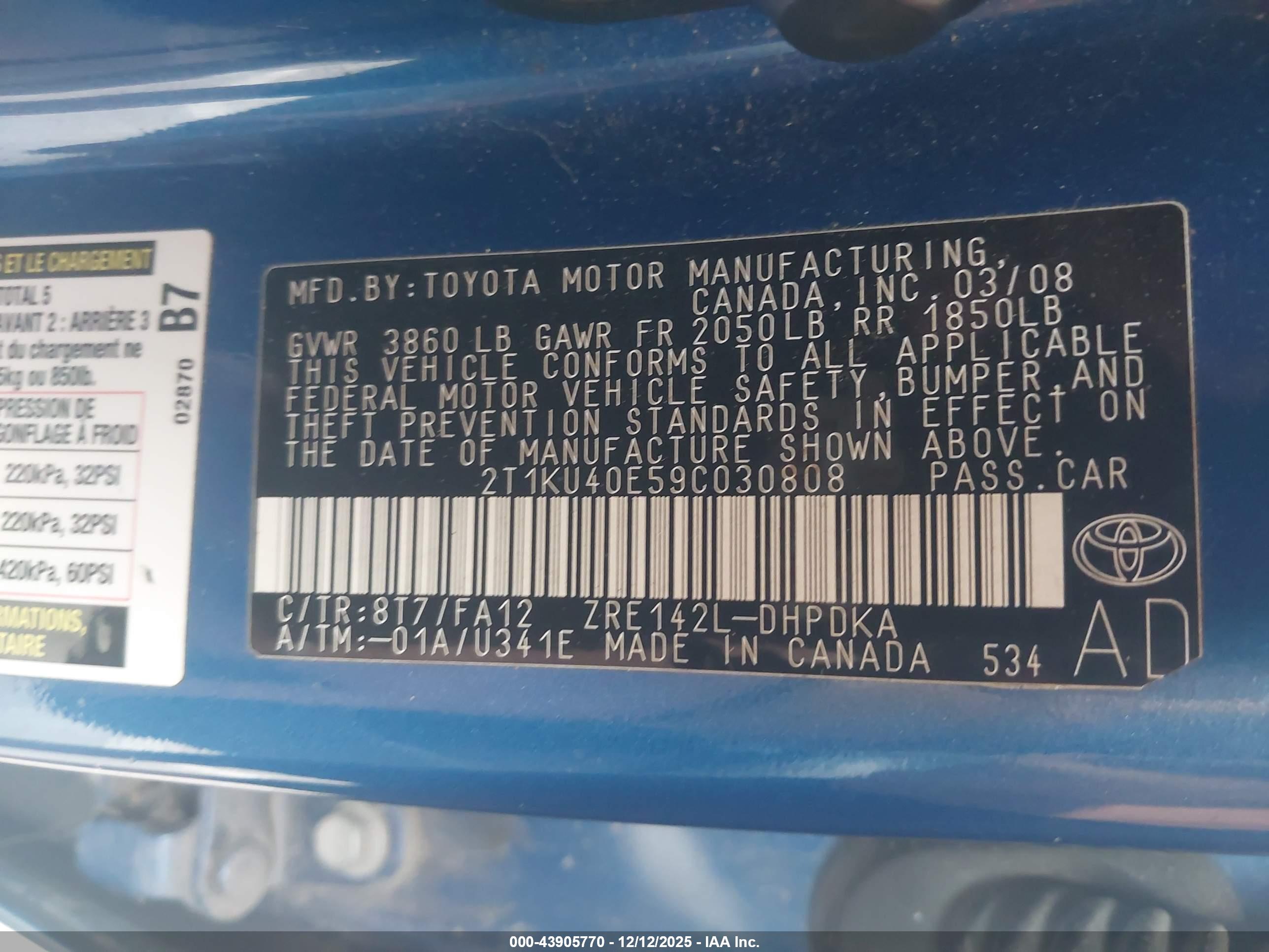 TOYOTA COROLLA image 9