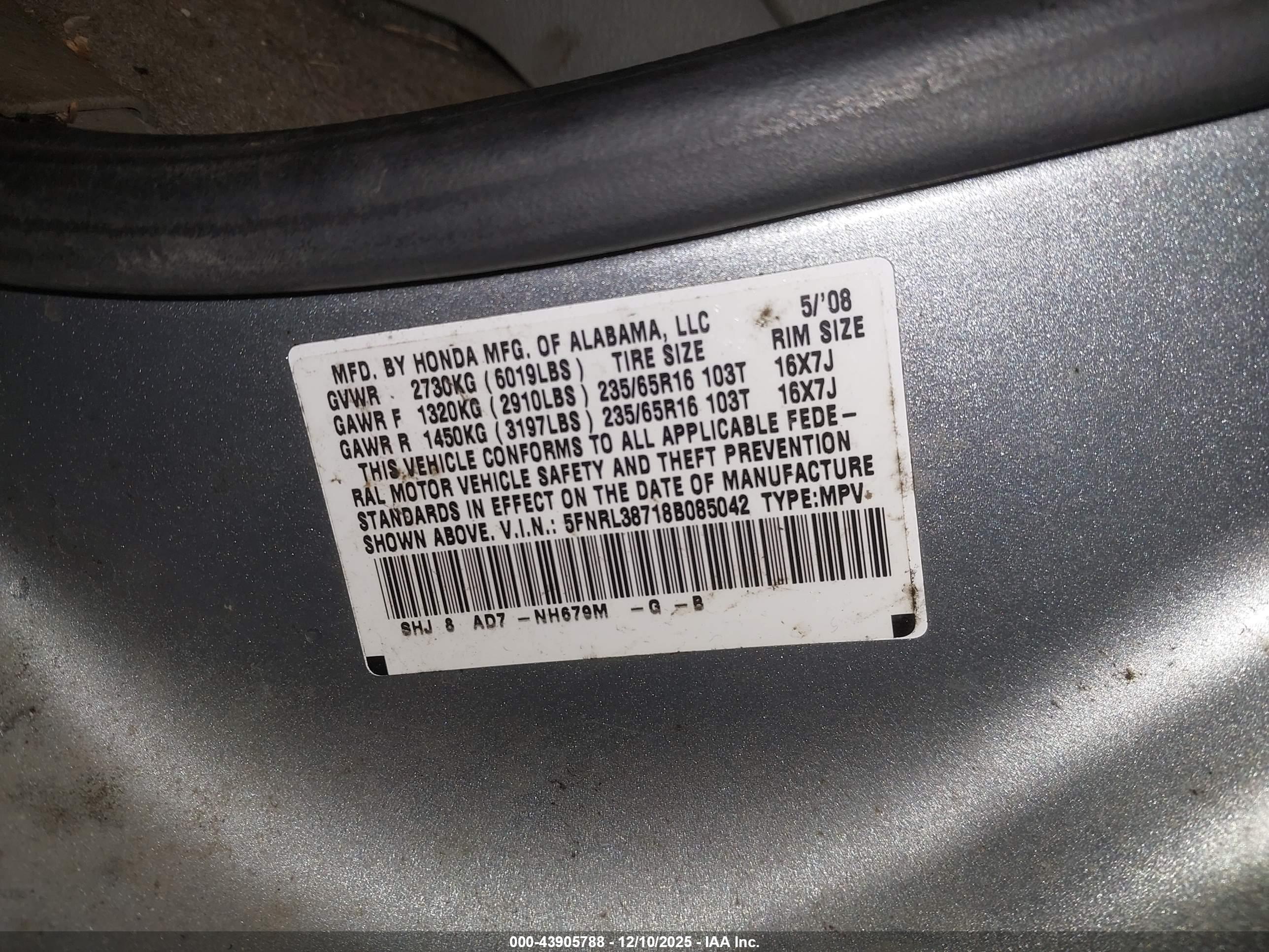 HONDA ODYSSEY image 9