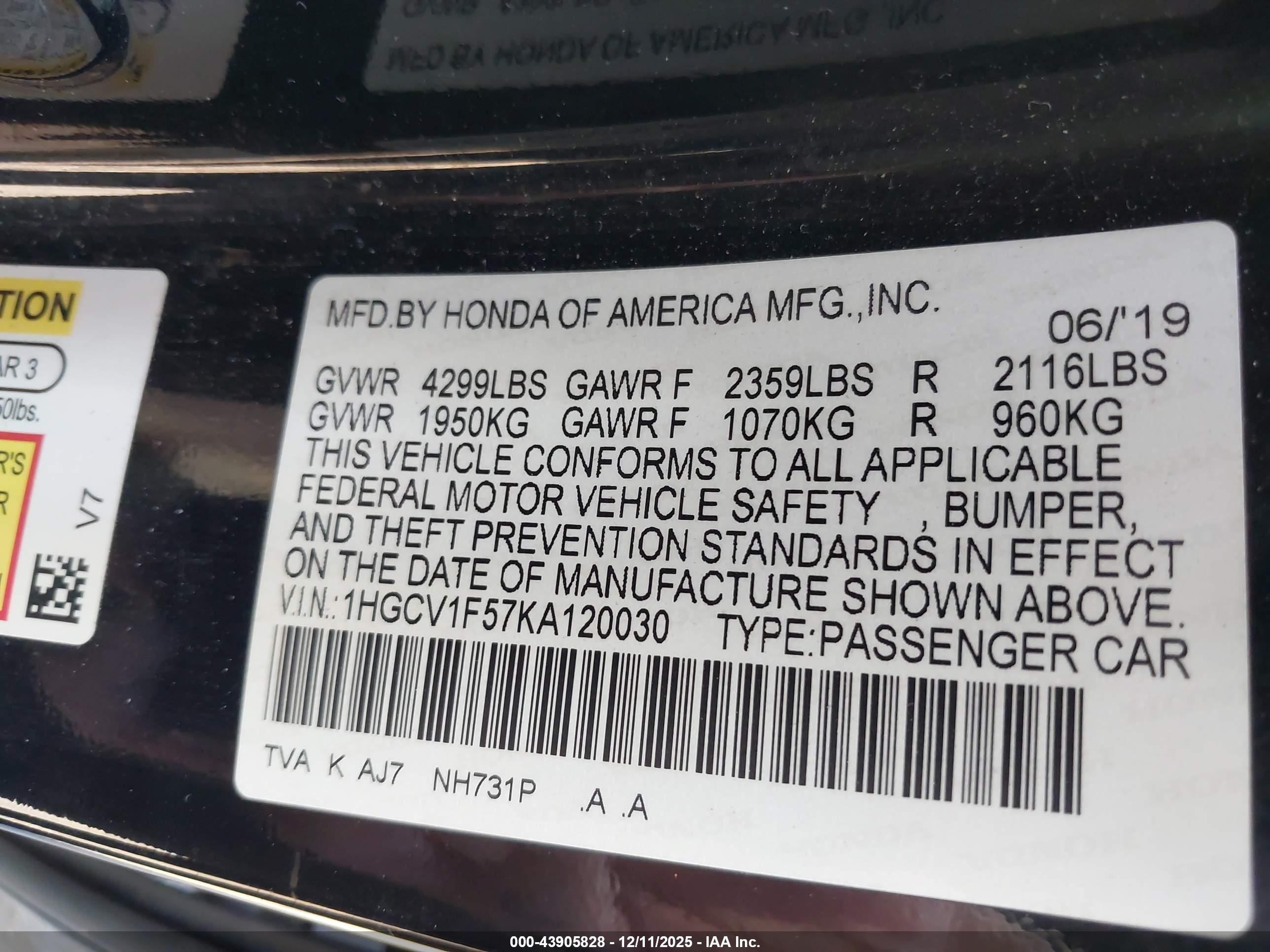 HONDA ACCORD image 9
