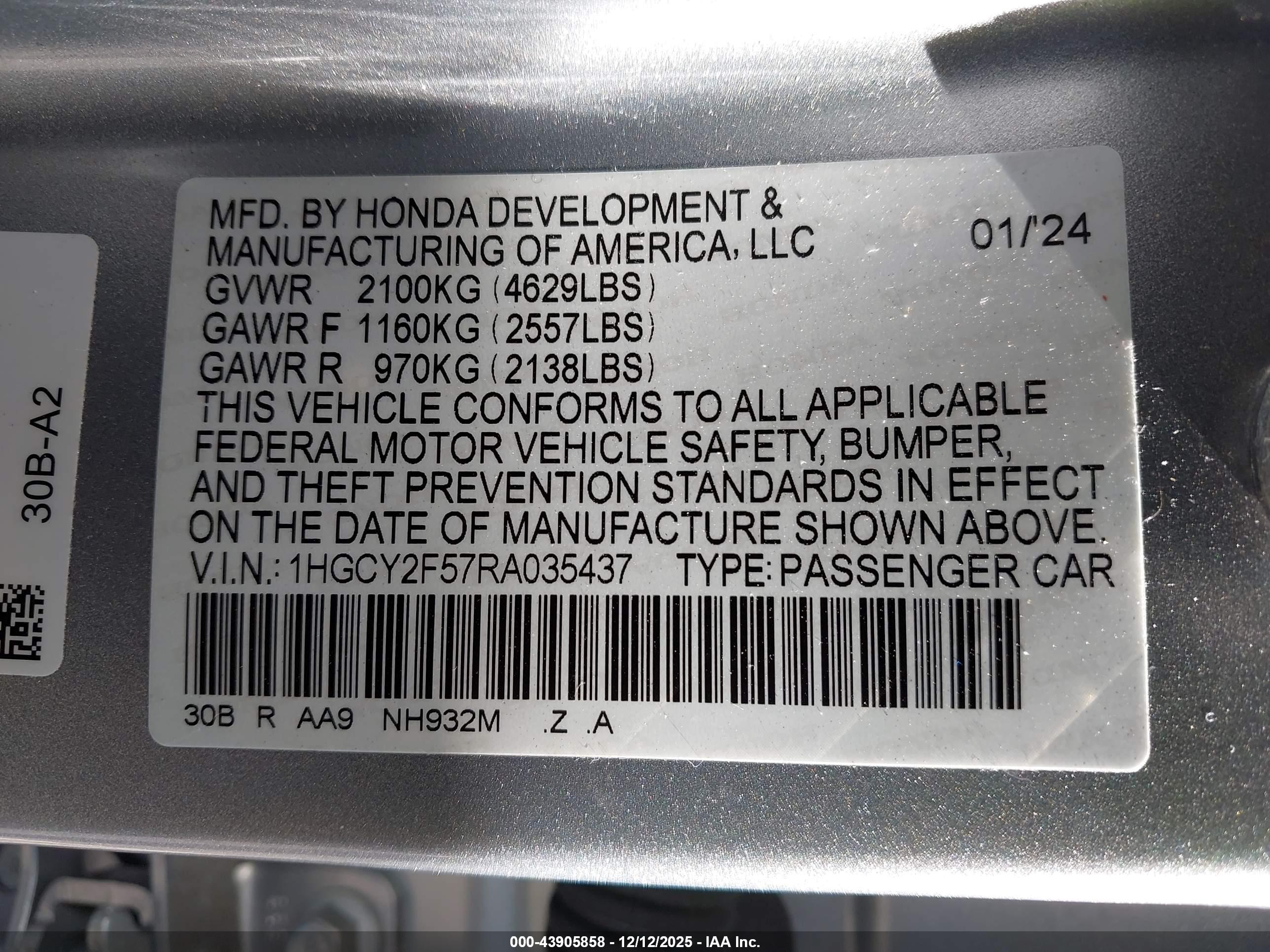 HONDA ACCORD image 9