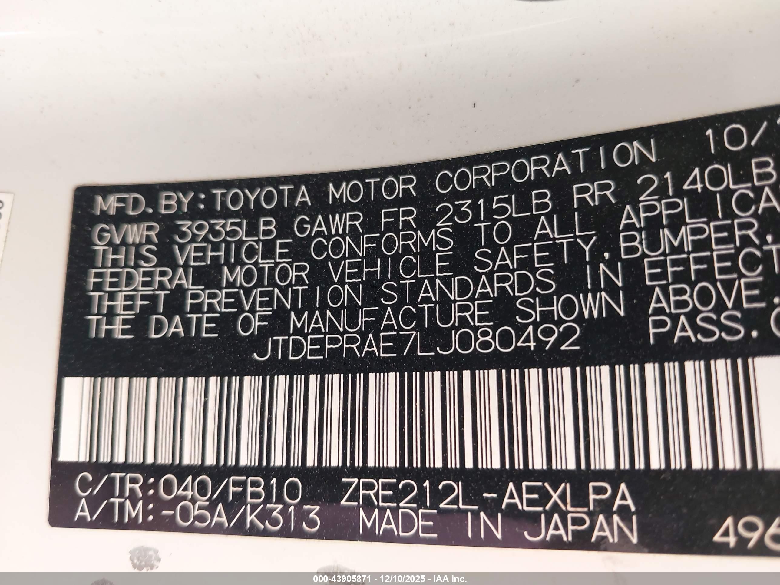 TOYOTA COROLLA image 9