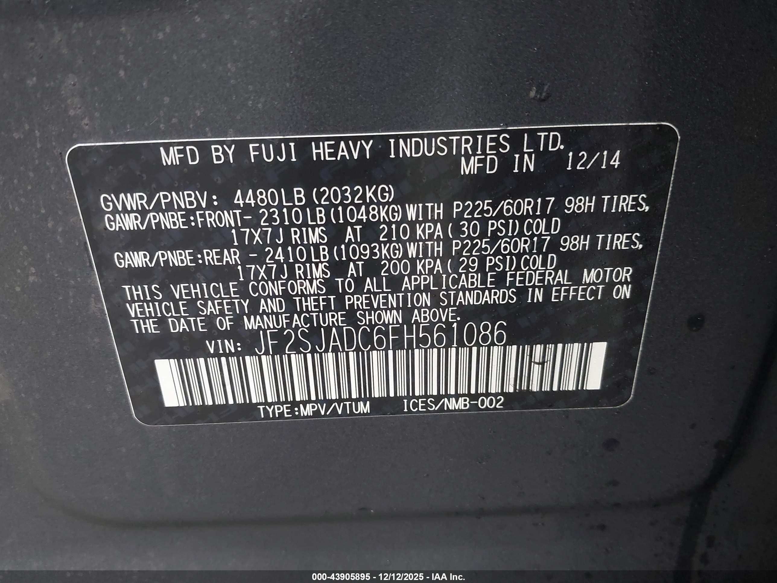 SUBARU FORESTER image 9