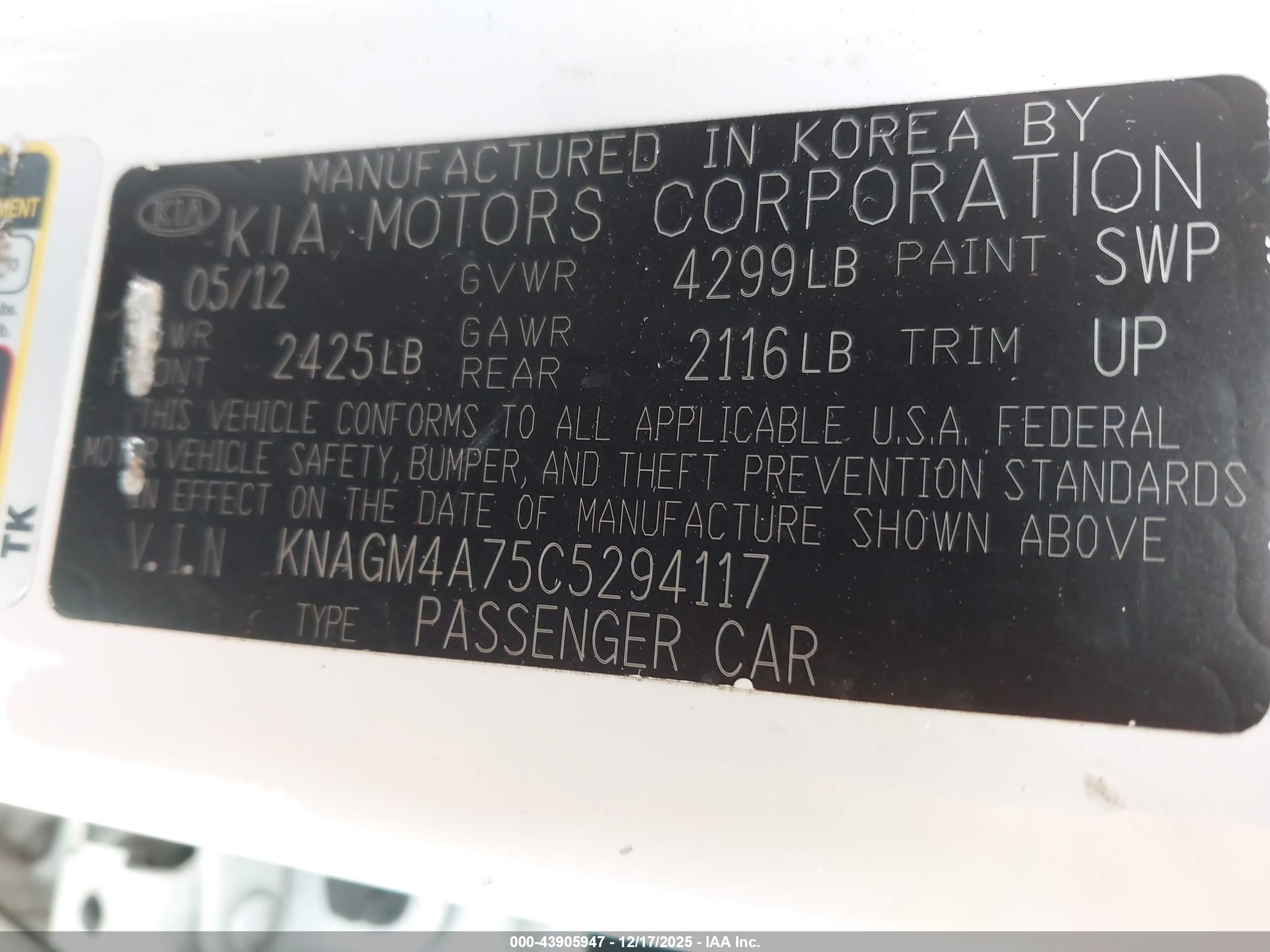 KIA OPTIMA image 9