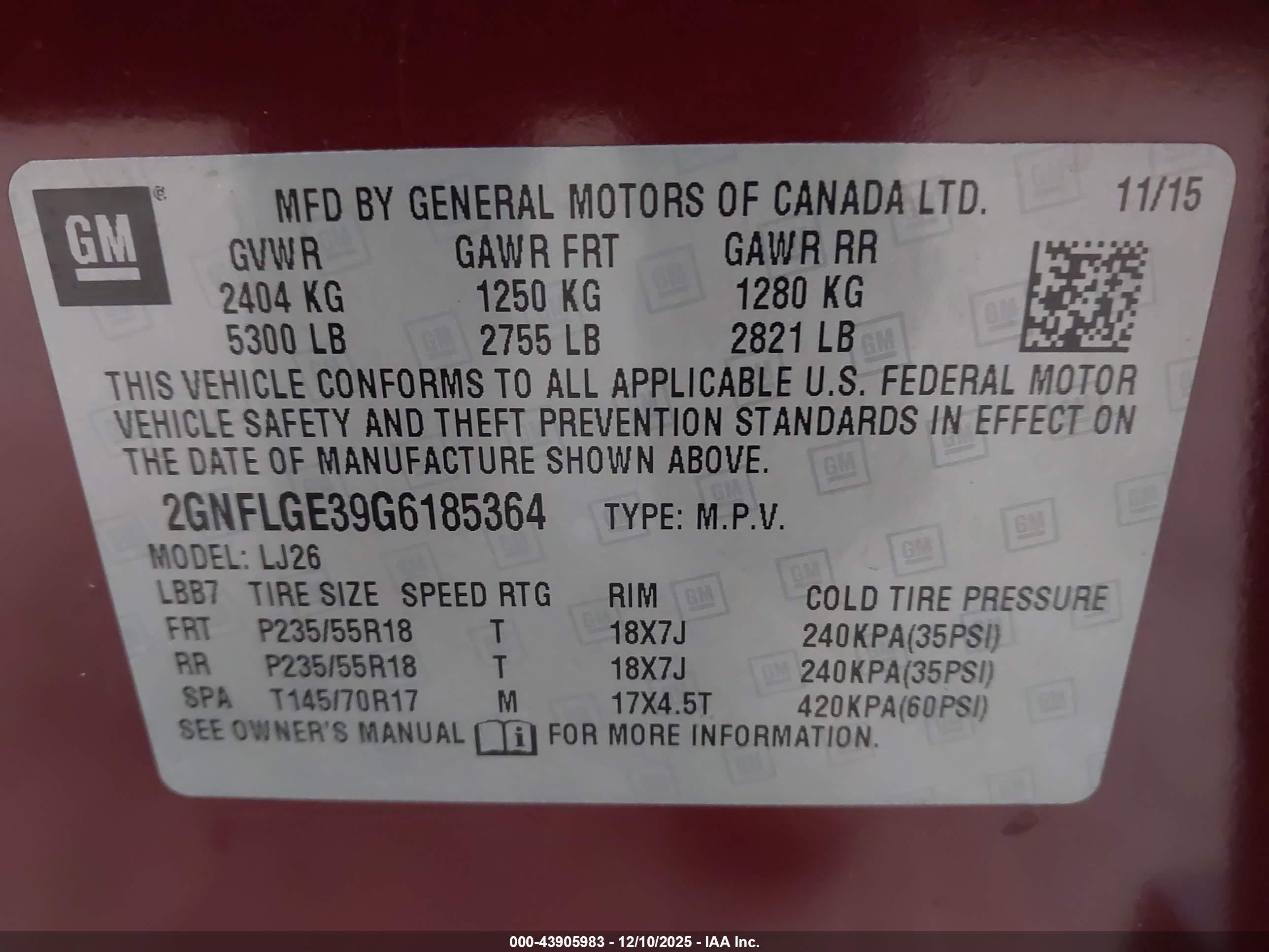 CHEVROLET EQUINOX image 9