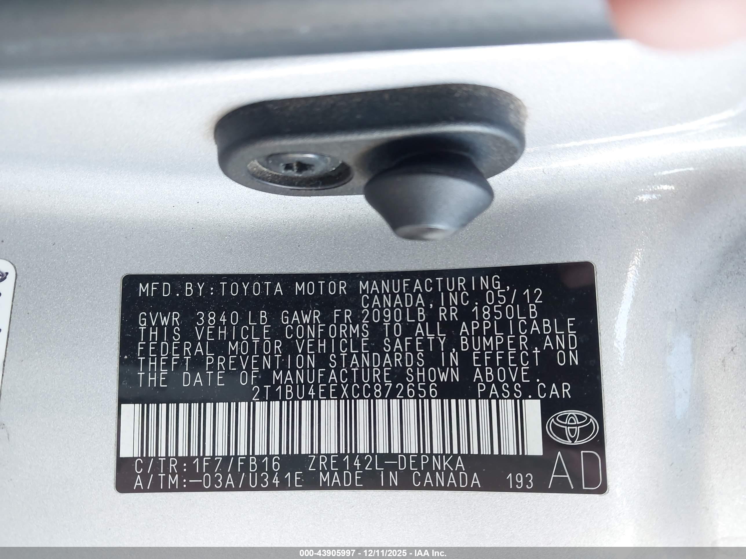 TOYOTA COROLLA image 9