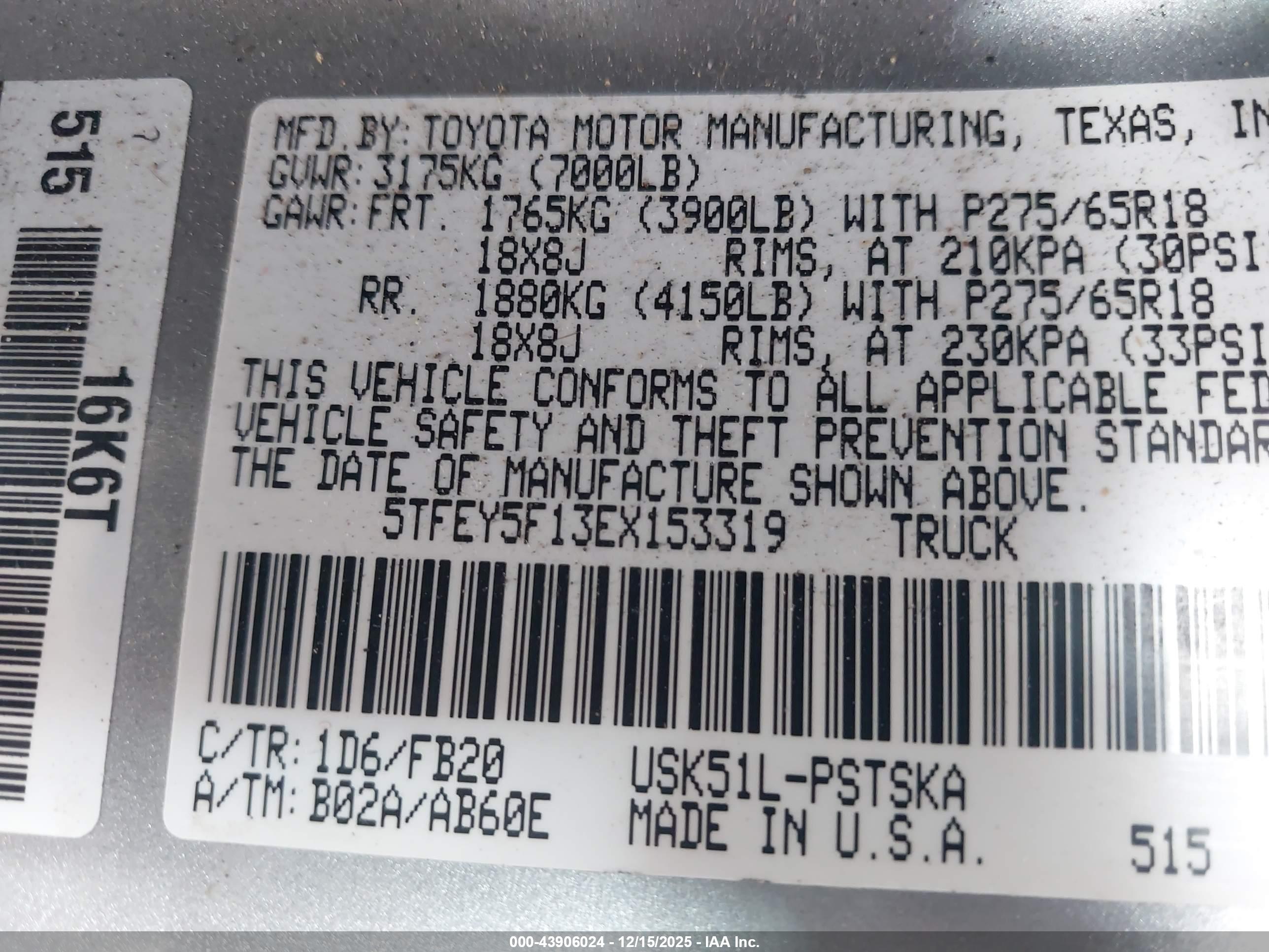 TOYOTA TUNDRA image 9