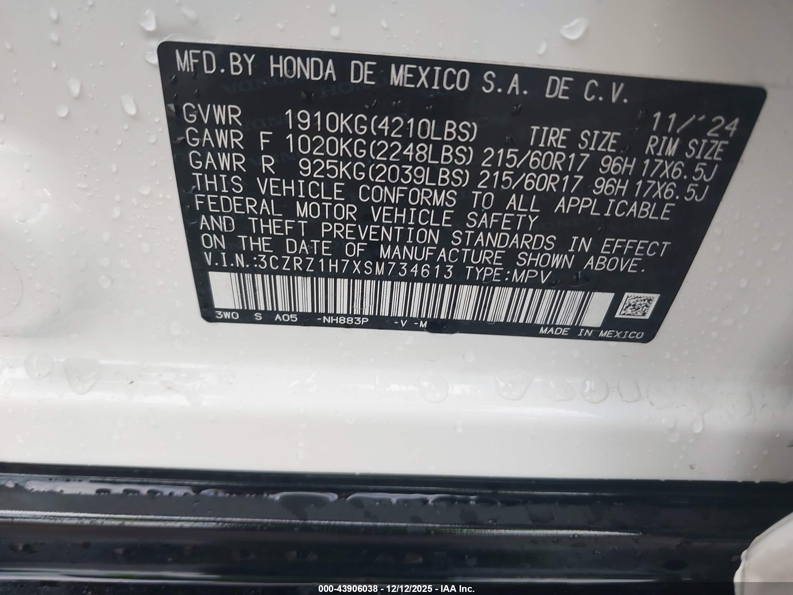 HONDA HR-V image 9