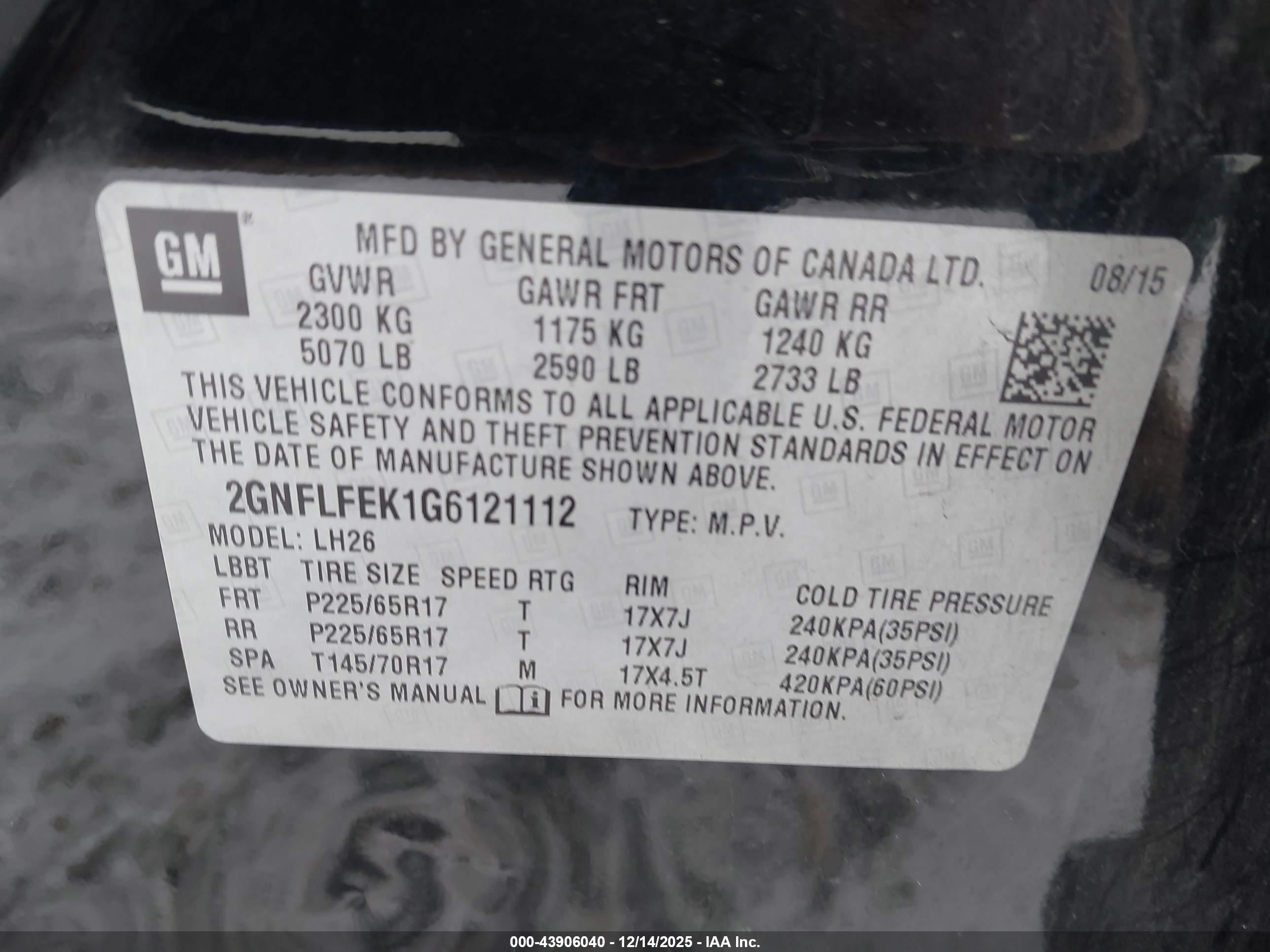 CHEVROLET EQUINOX image 9