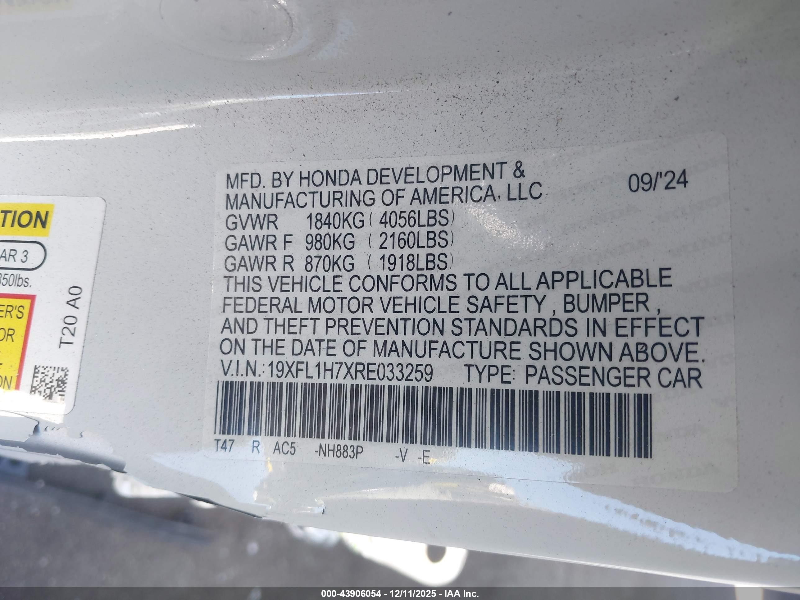 HONDA CIVIC image 9