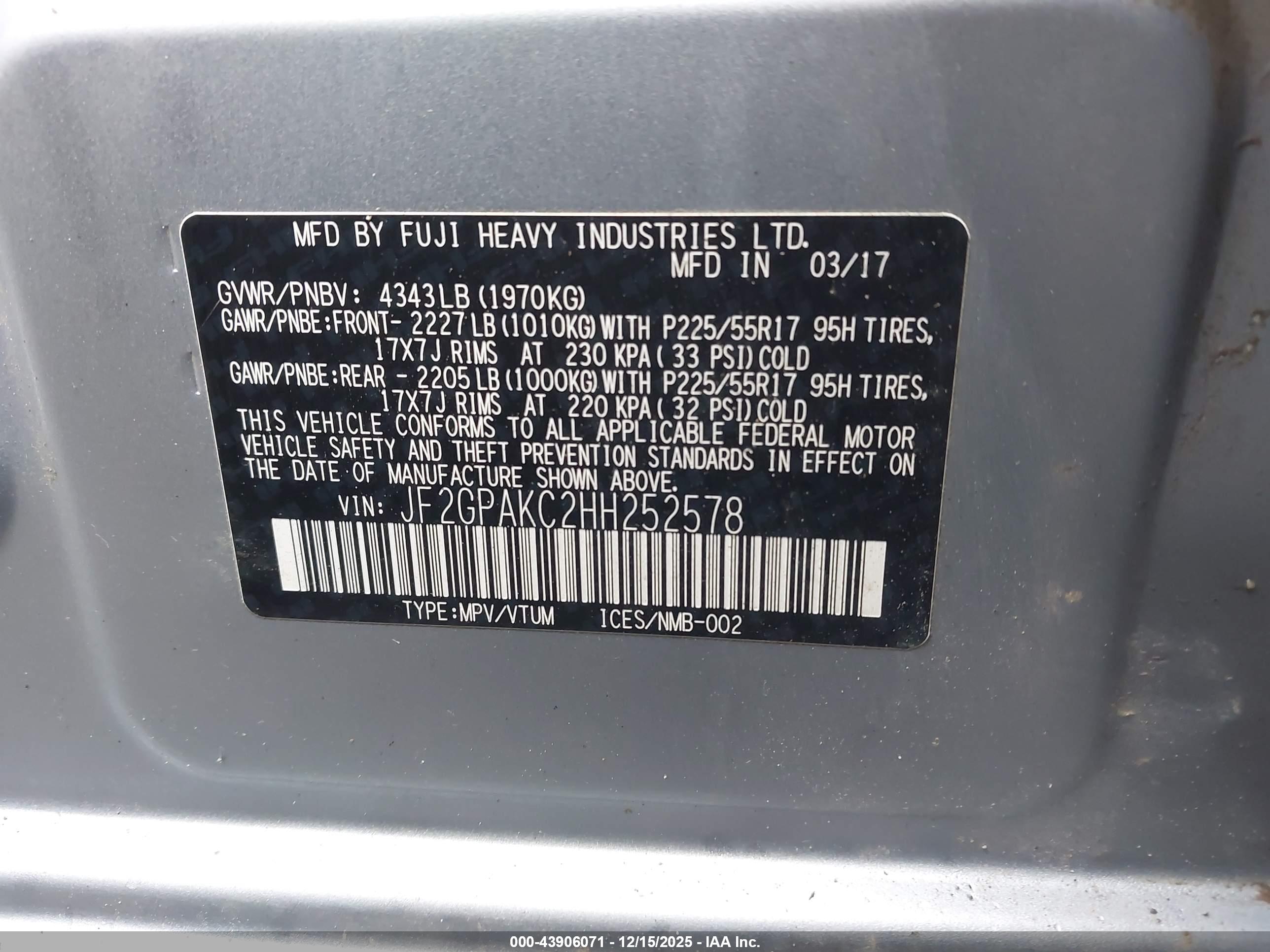 SUBARU CROSSTREK image 9