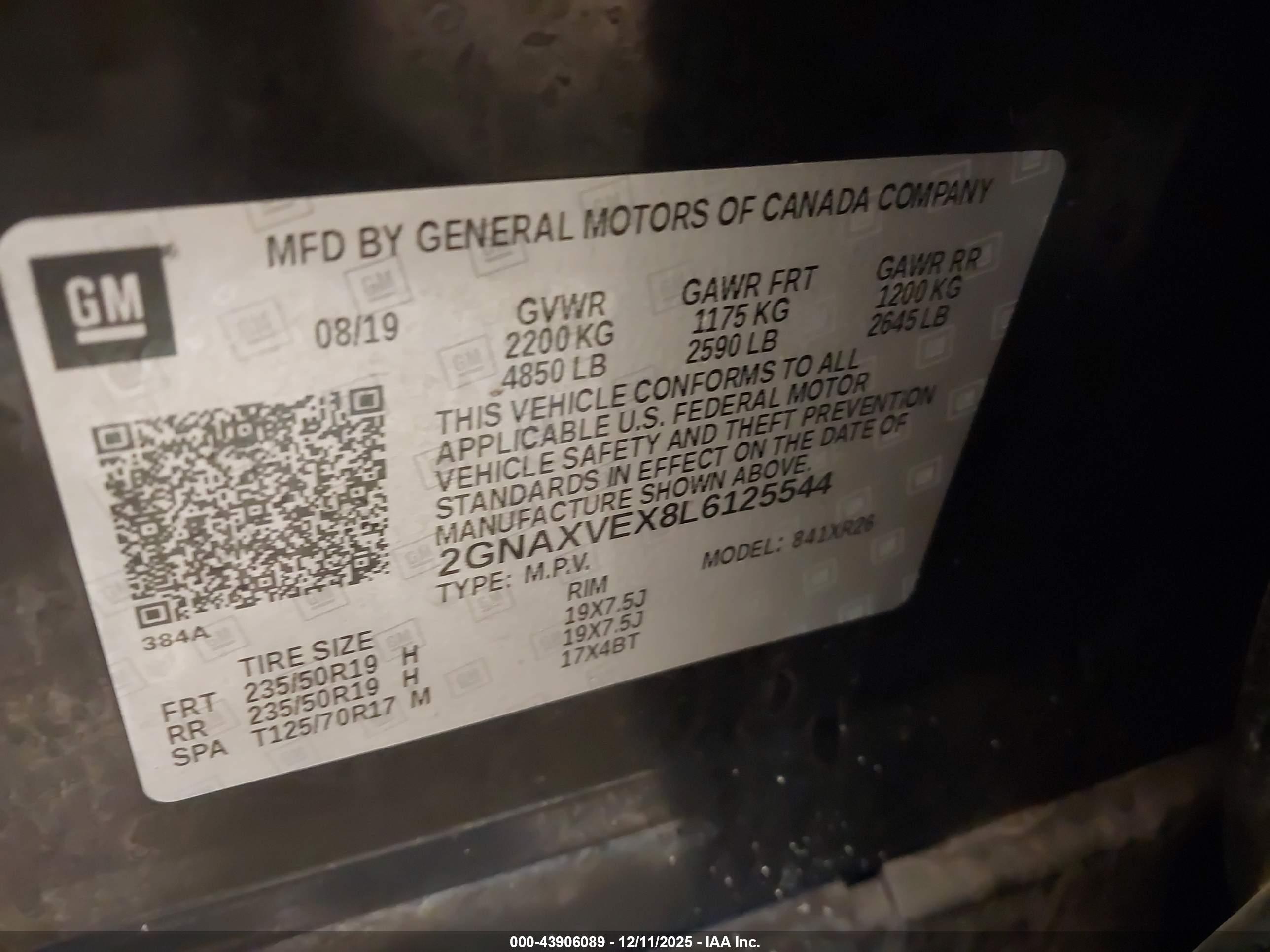 CHEVROLET EQUINOX image 9