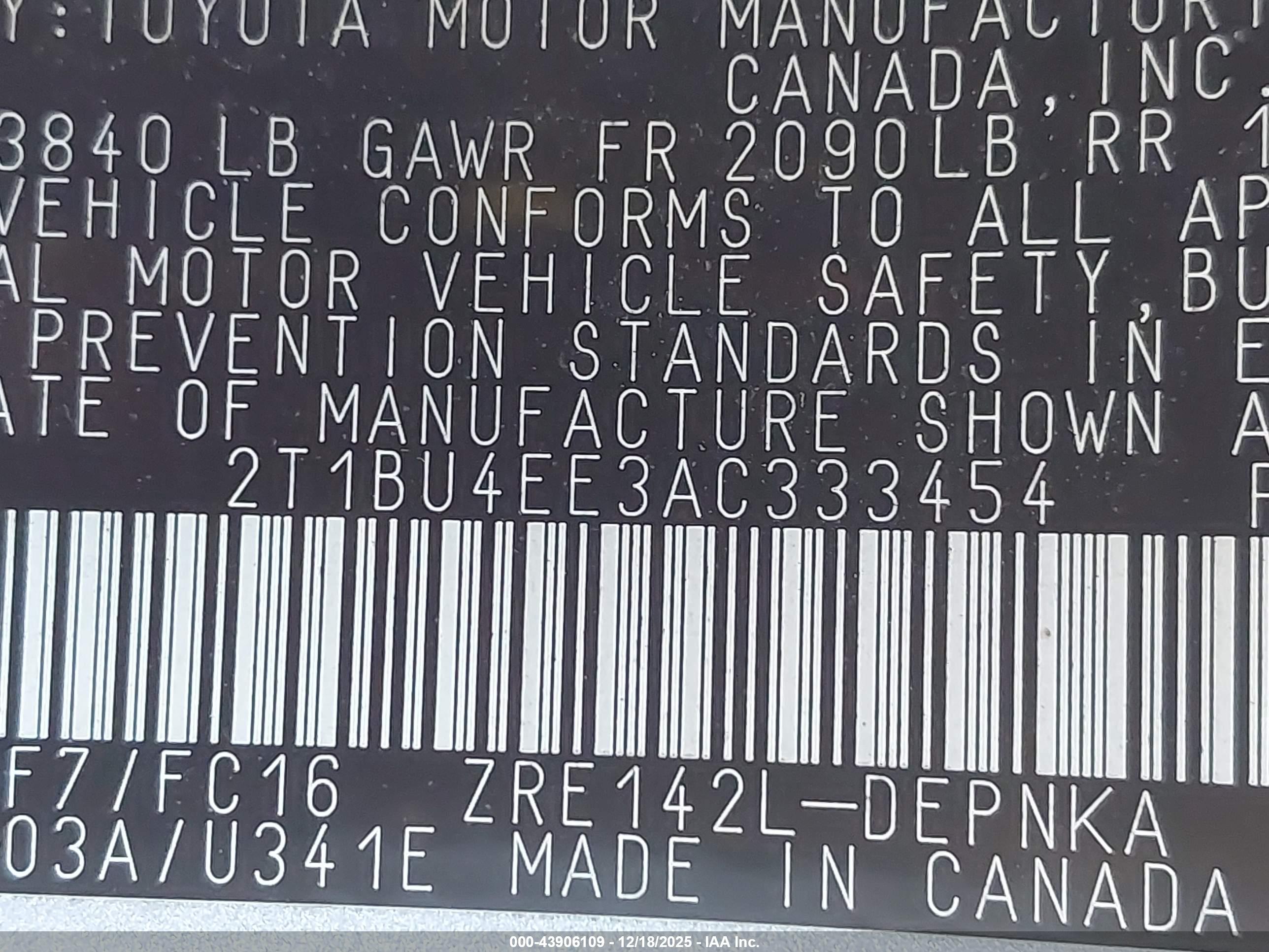 TOYOTA COROLLA image 9