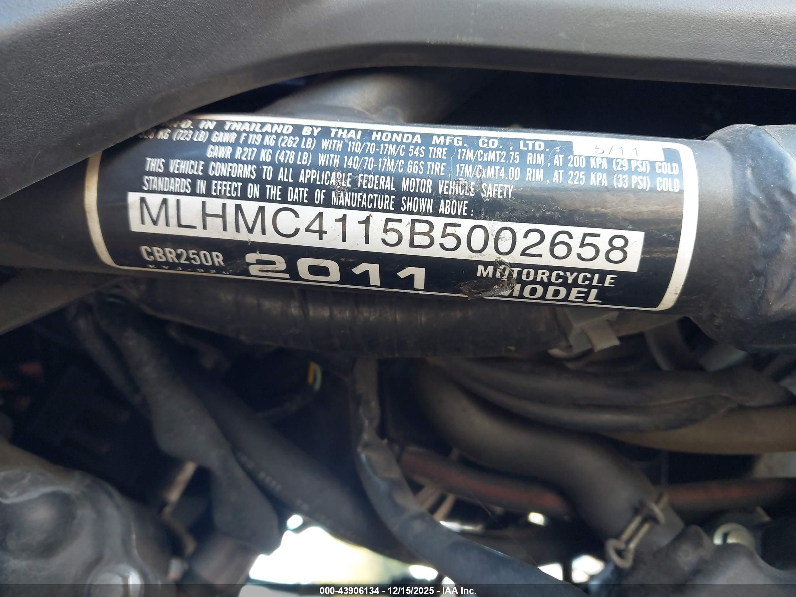 HONDA CBR250 image 10