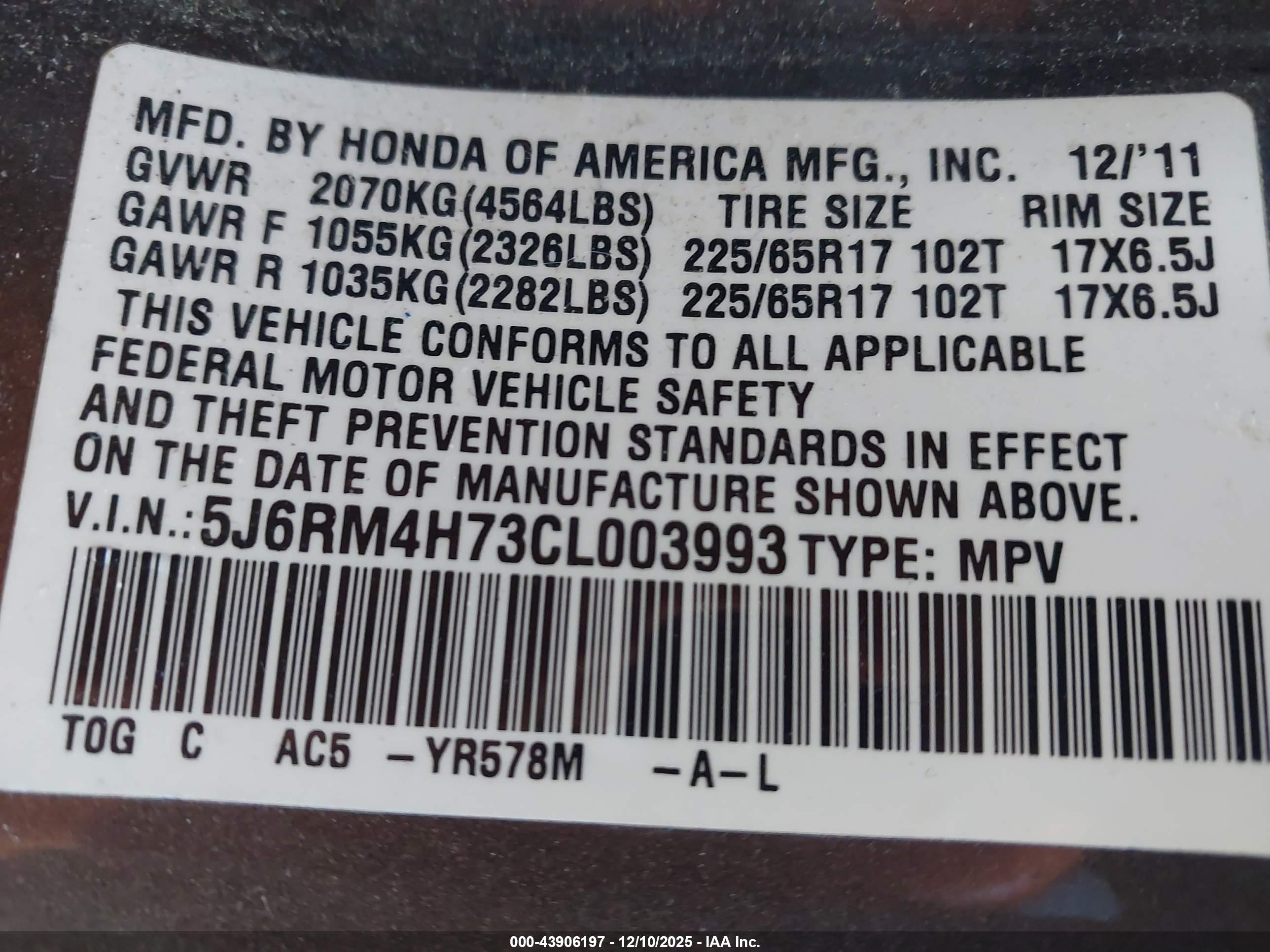 HONDA CR-V image 9
