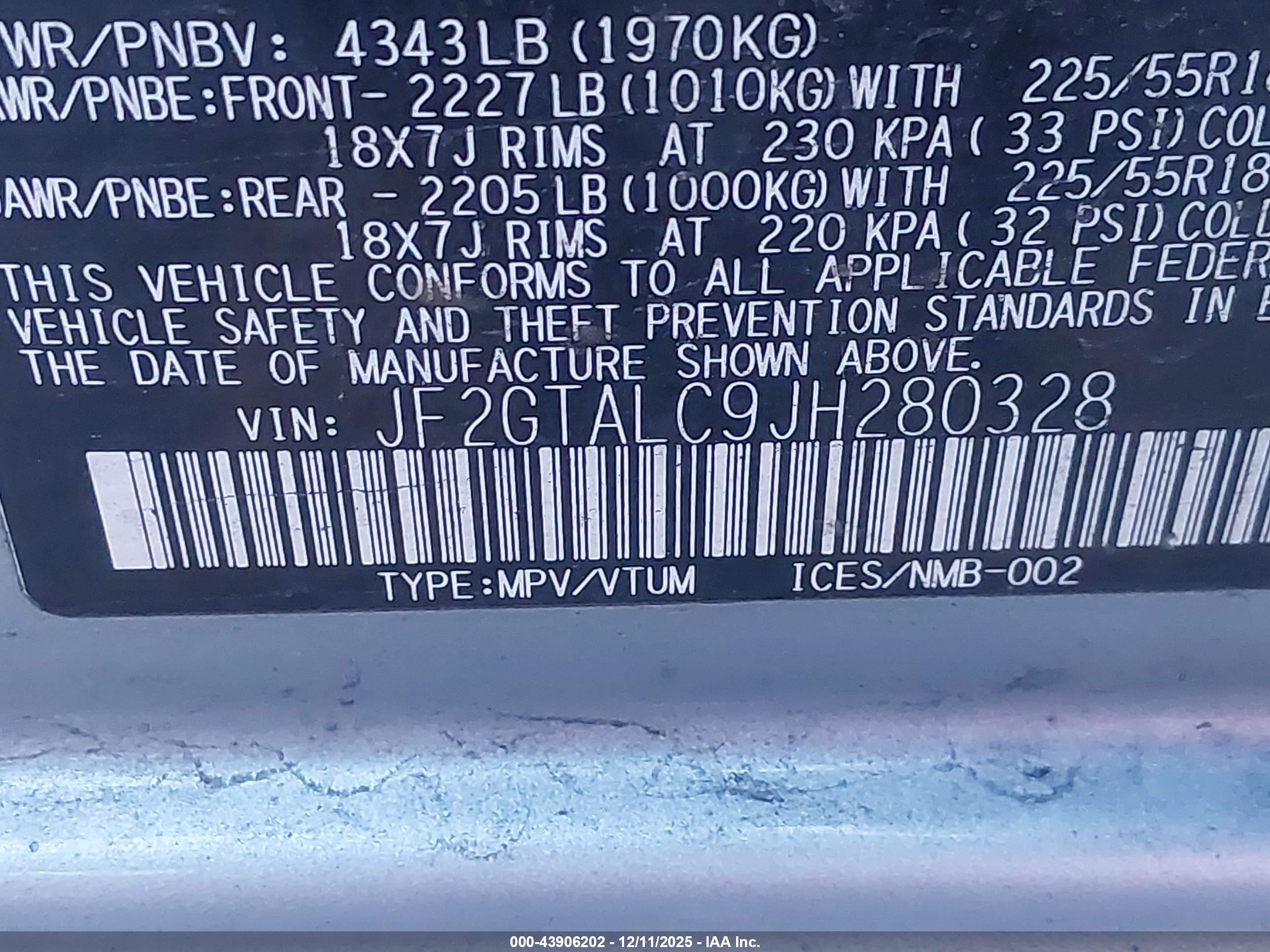SUBARU CROSSTREK image 9