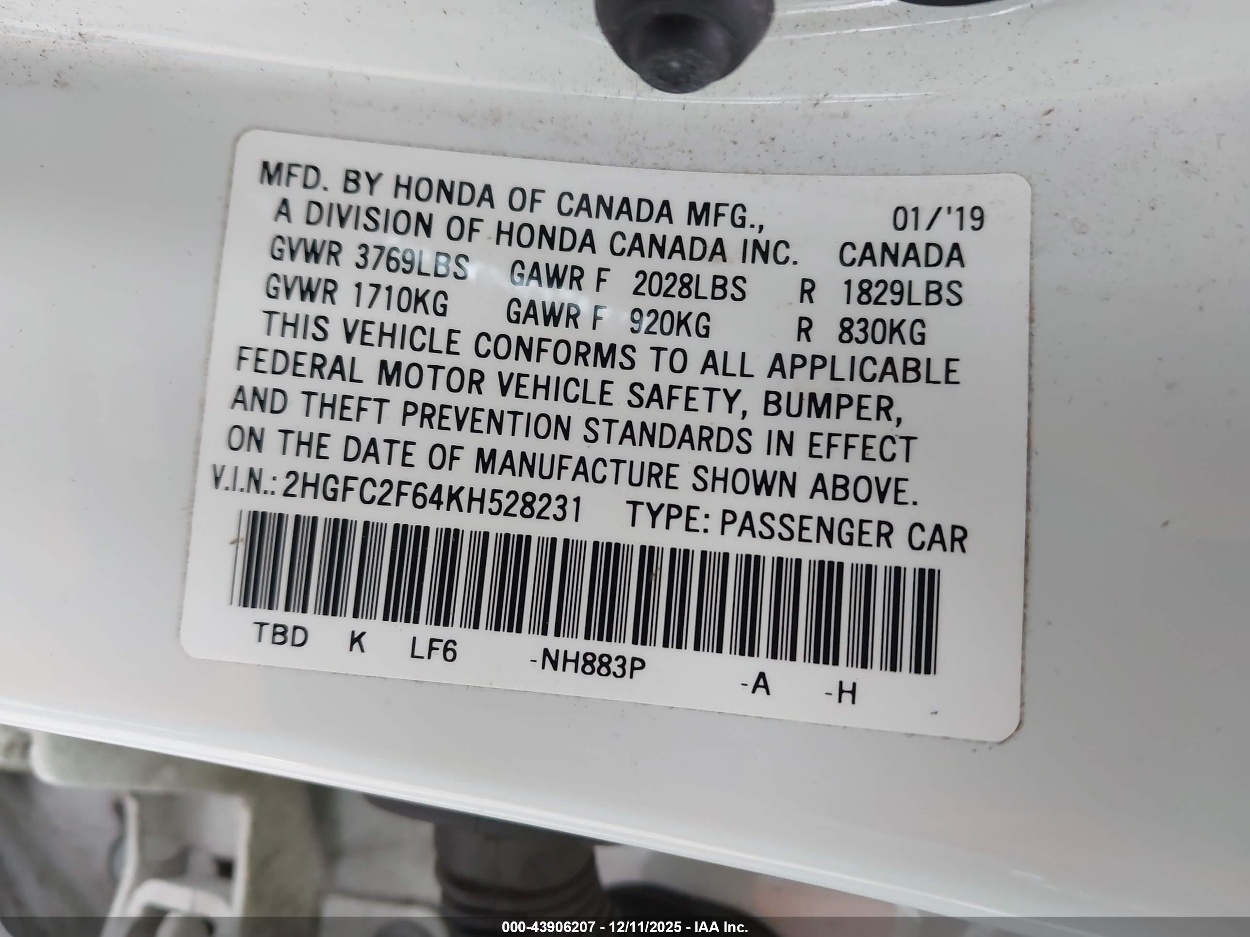 HONDA CIVIC image 9