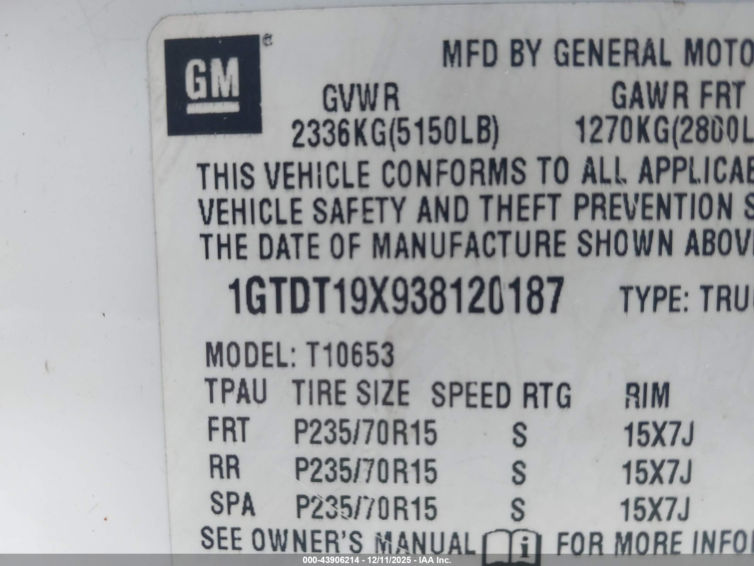 GMC SONOMA image 9