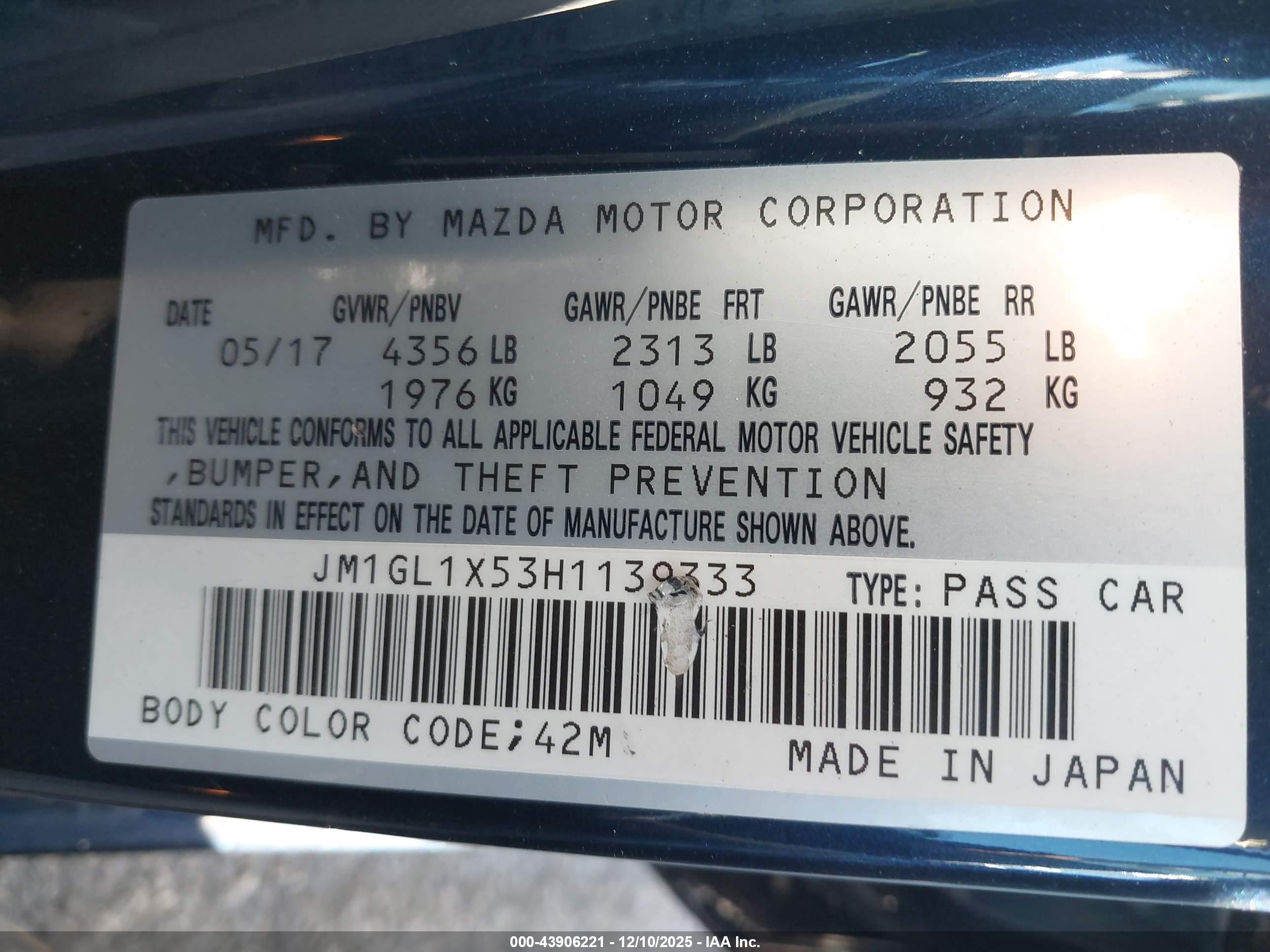 MAZDA MAZDA6 image 9