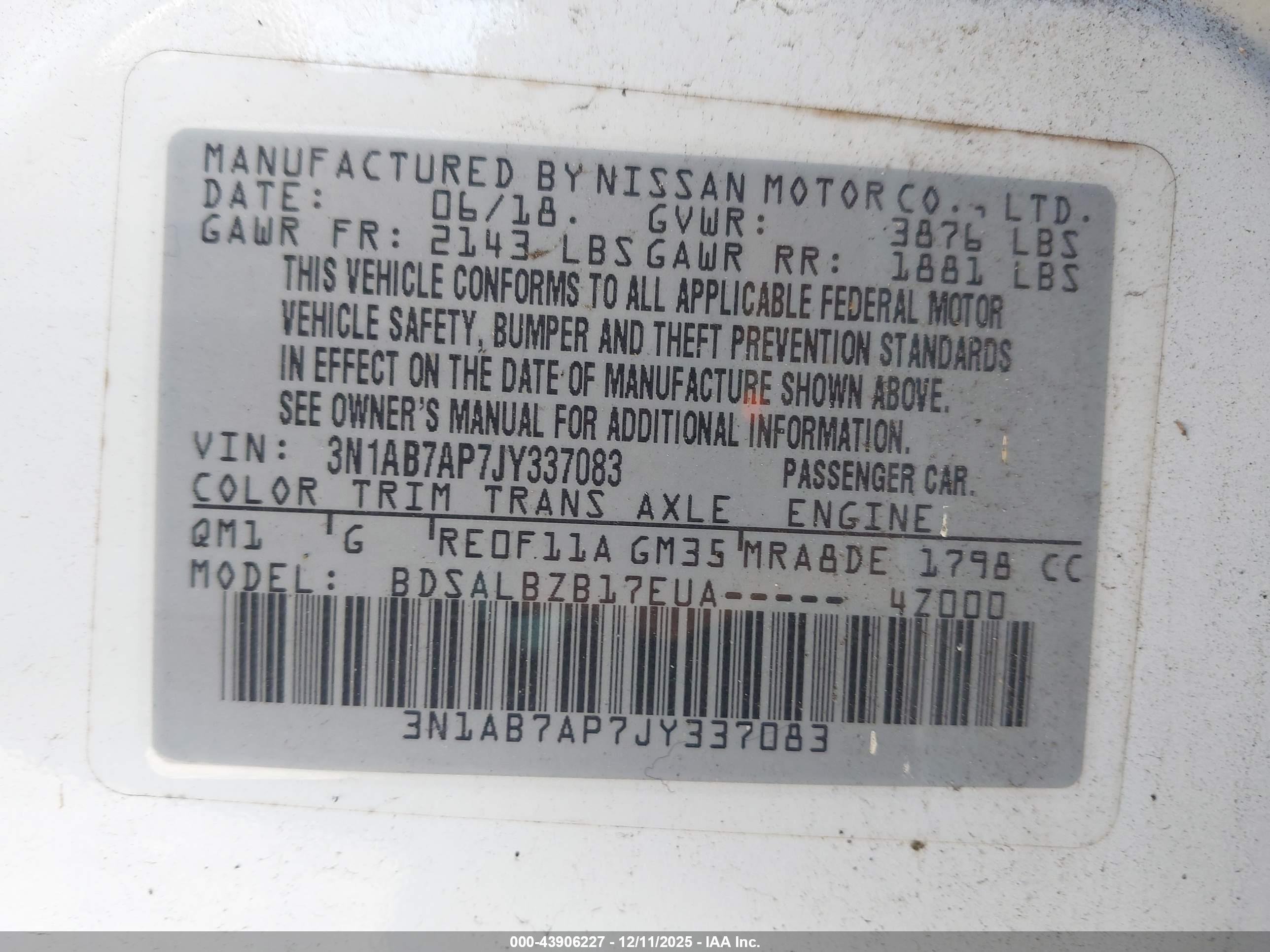 NISSAN SENTRA image 9