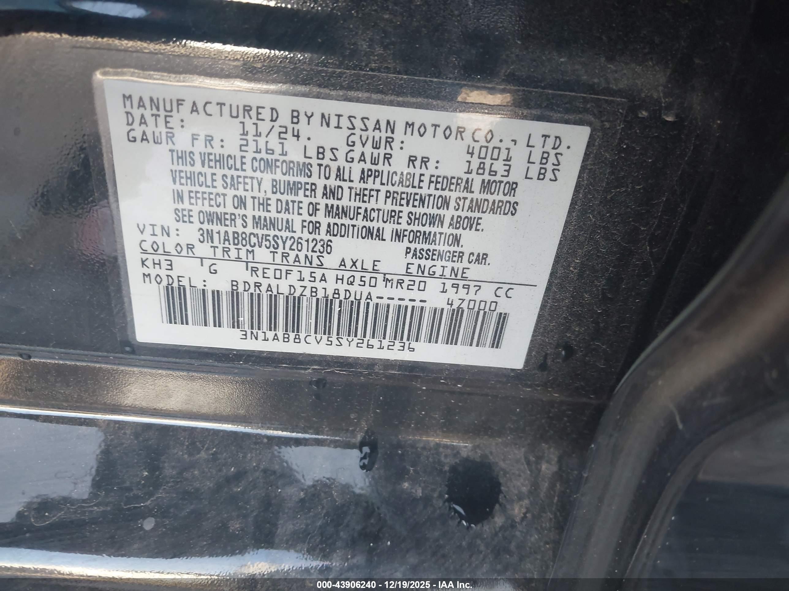 NISSAN SENTRA image 9