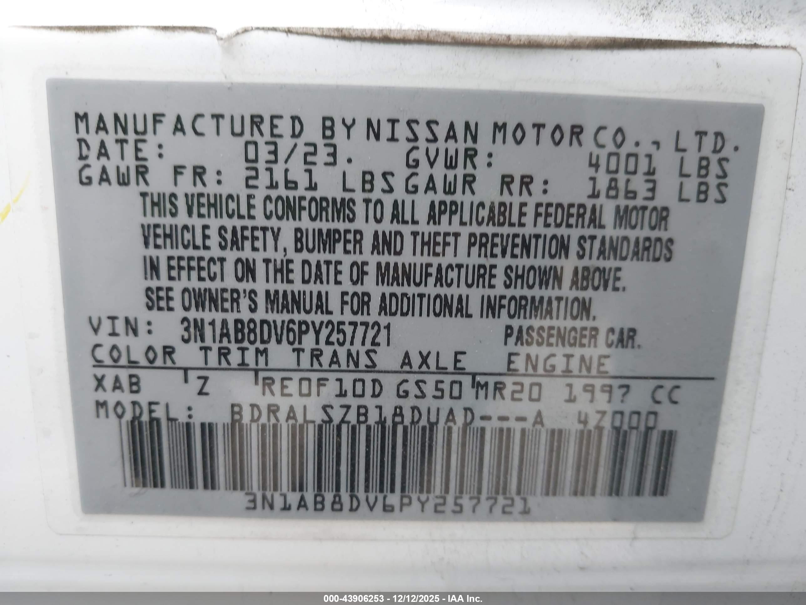 NISSAN SENTRA image 9