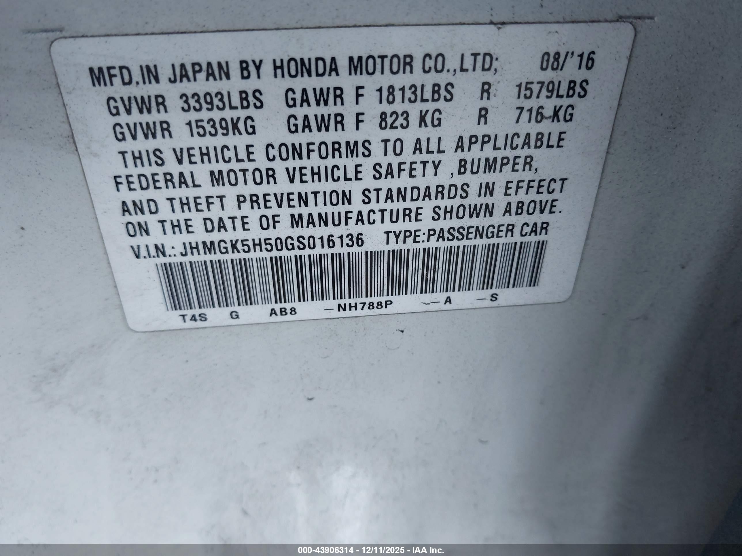 HONDA FIT image 9