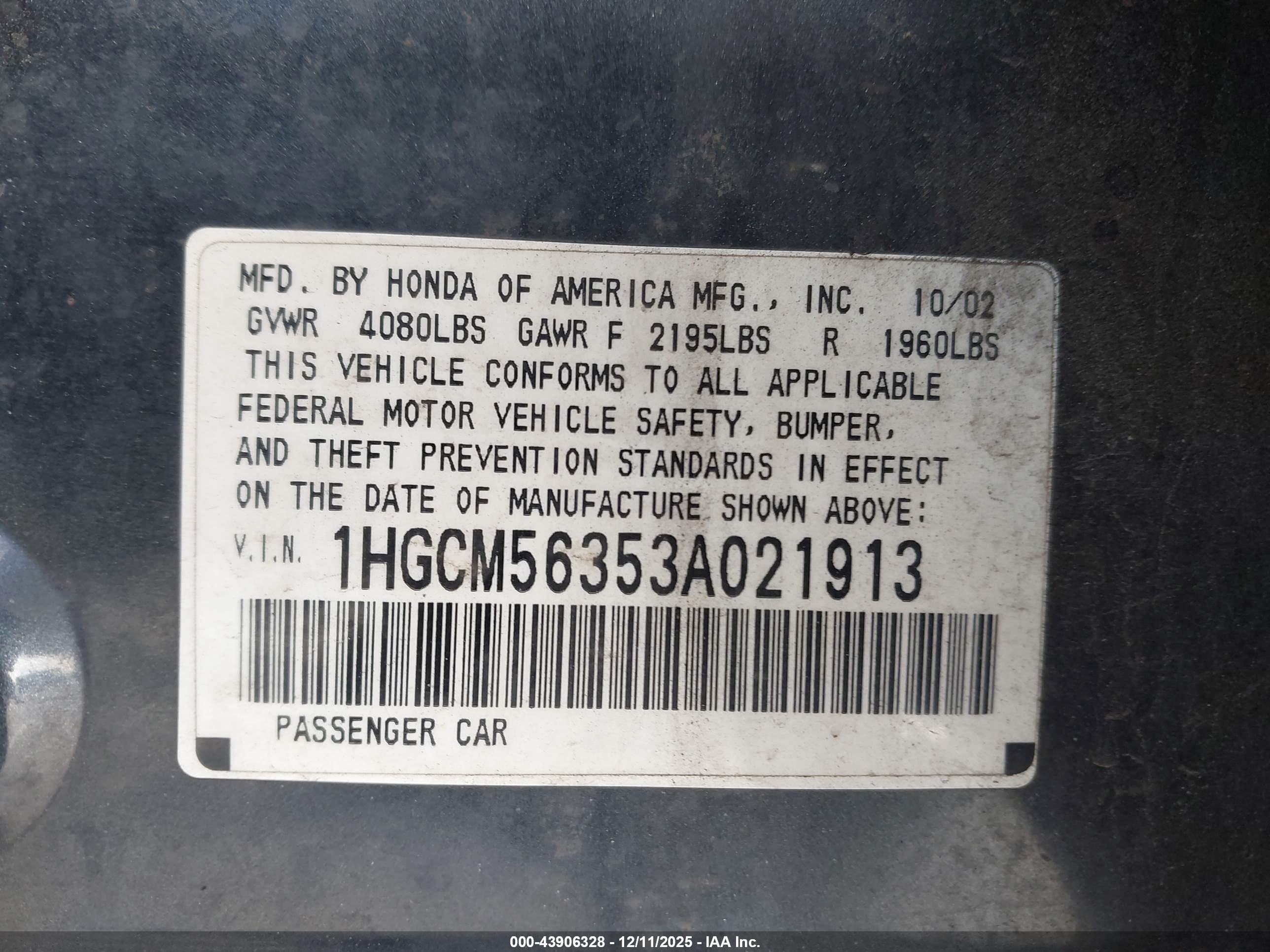 HONDA ACCORD image 9