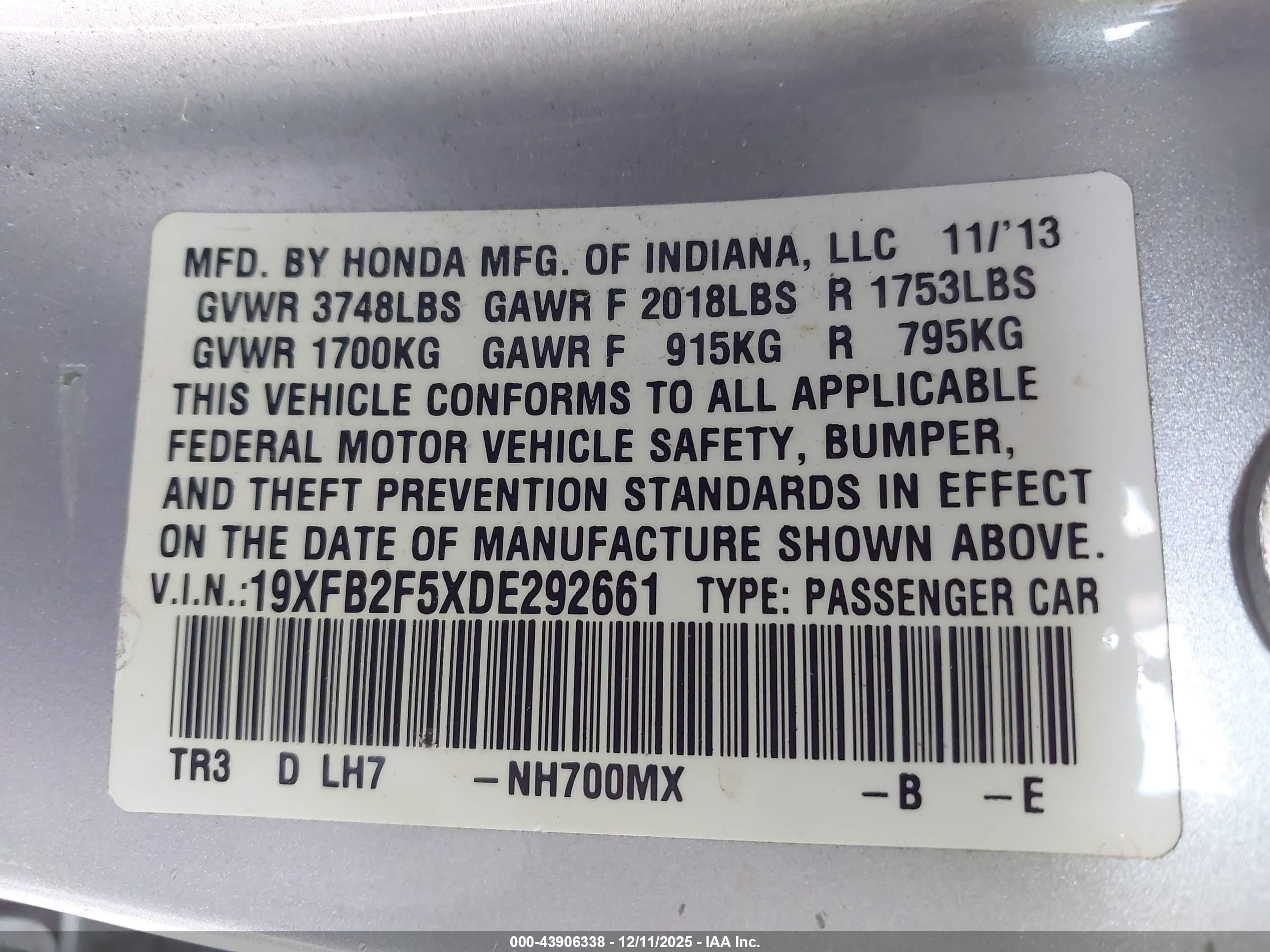 HONDA CIVIC image 9