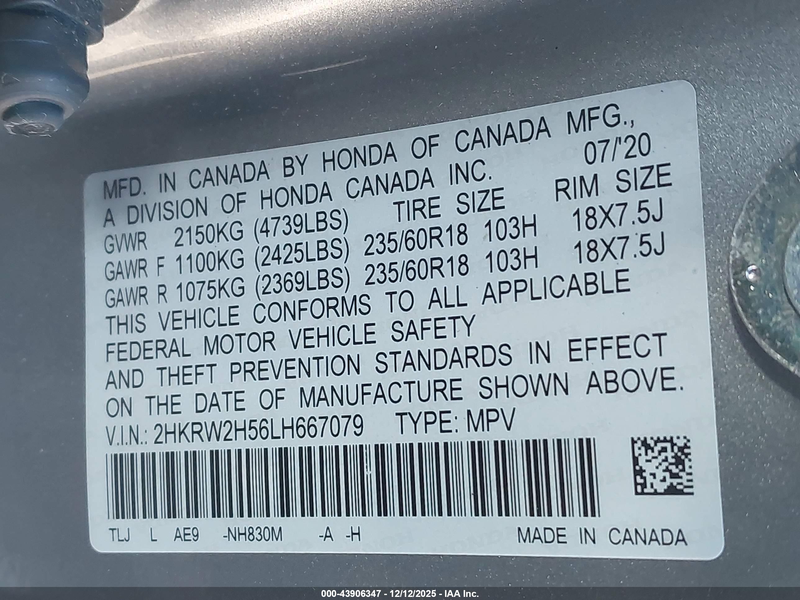 HONDA CR-V image 9