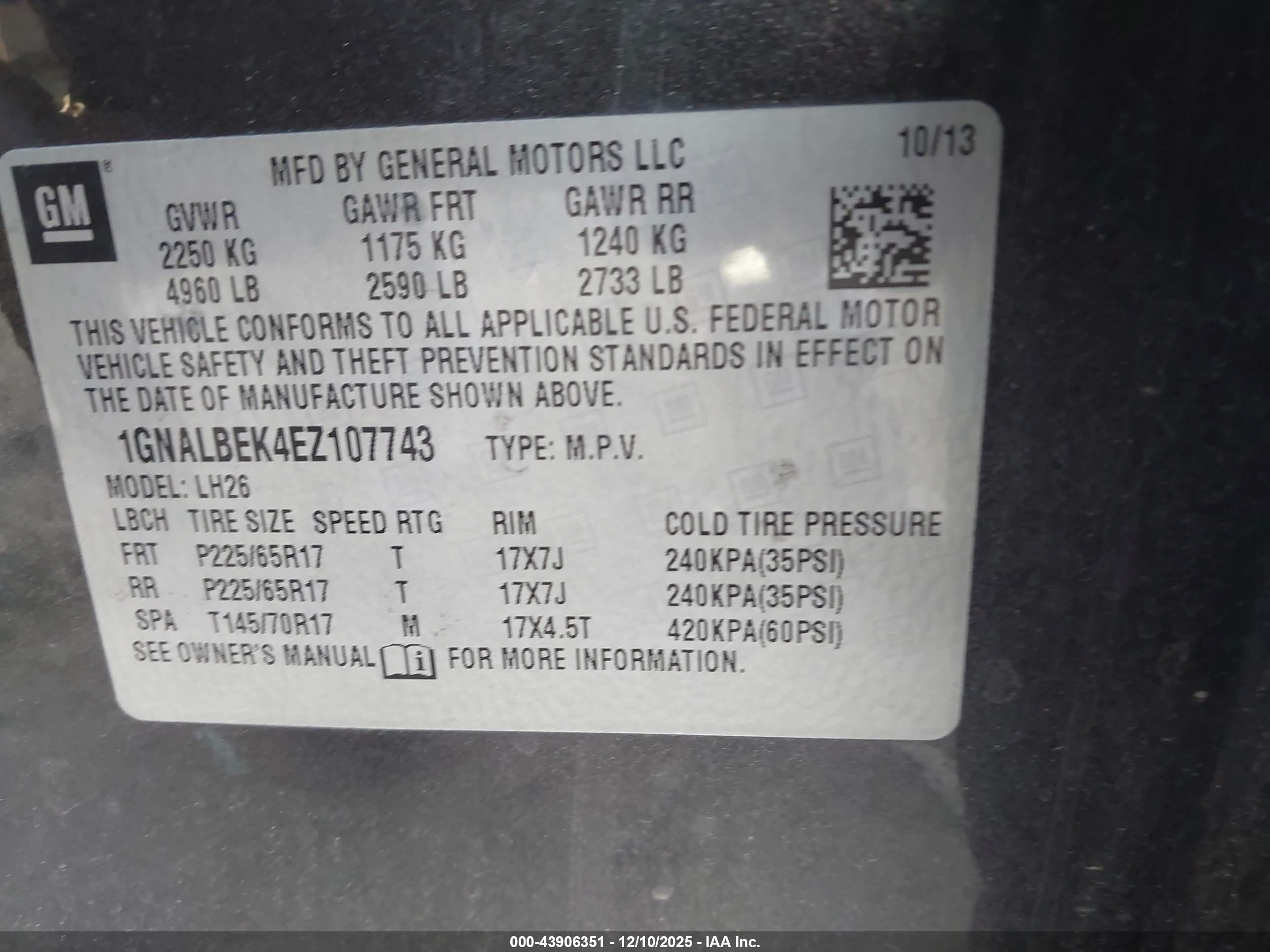 CHEVROLET EQUINOX image 9
