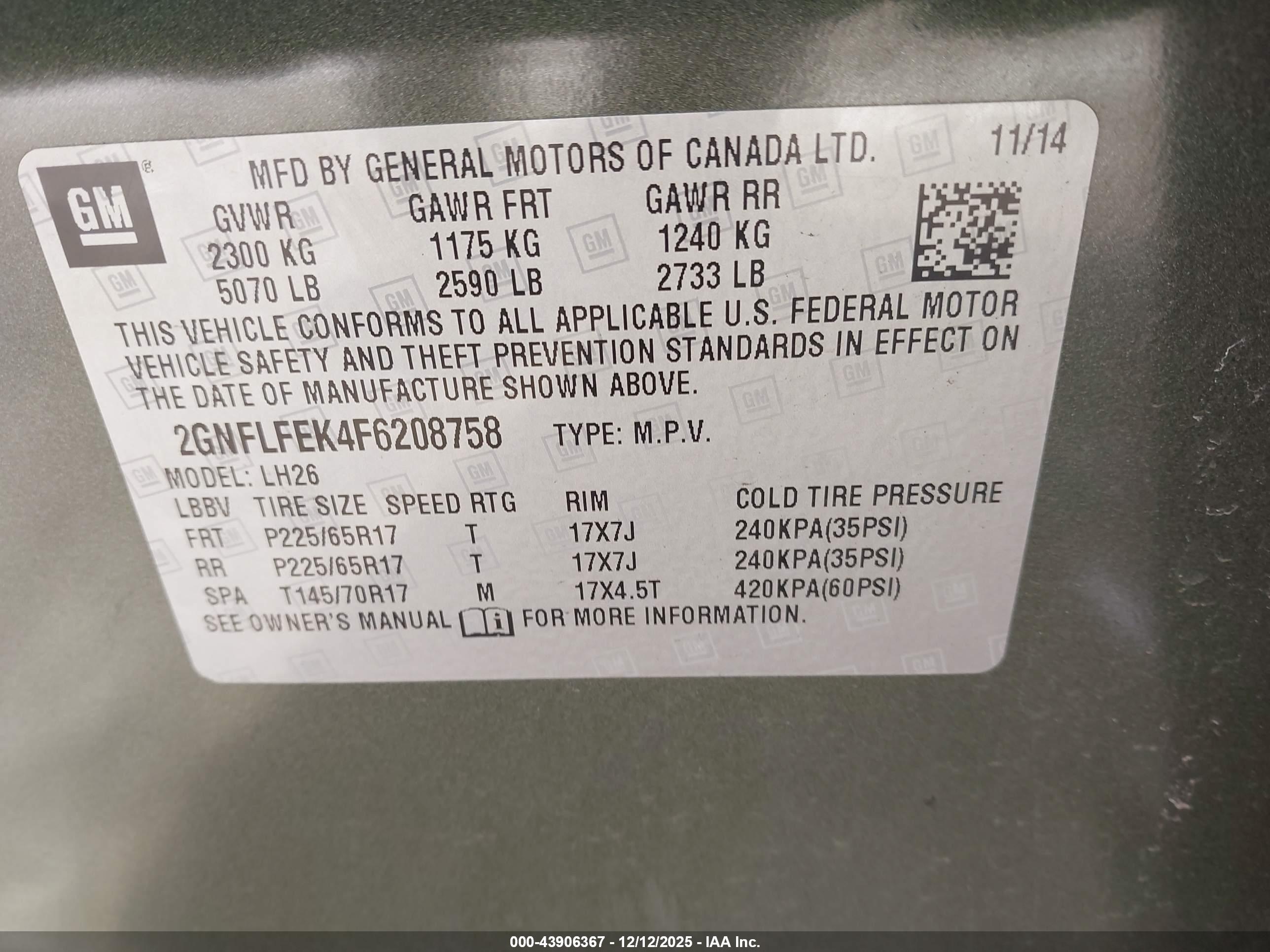 CHEVROLET EQUINOX image 9