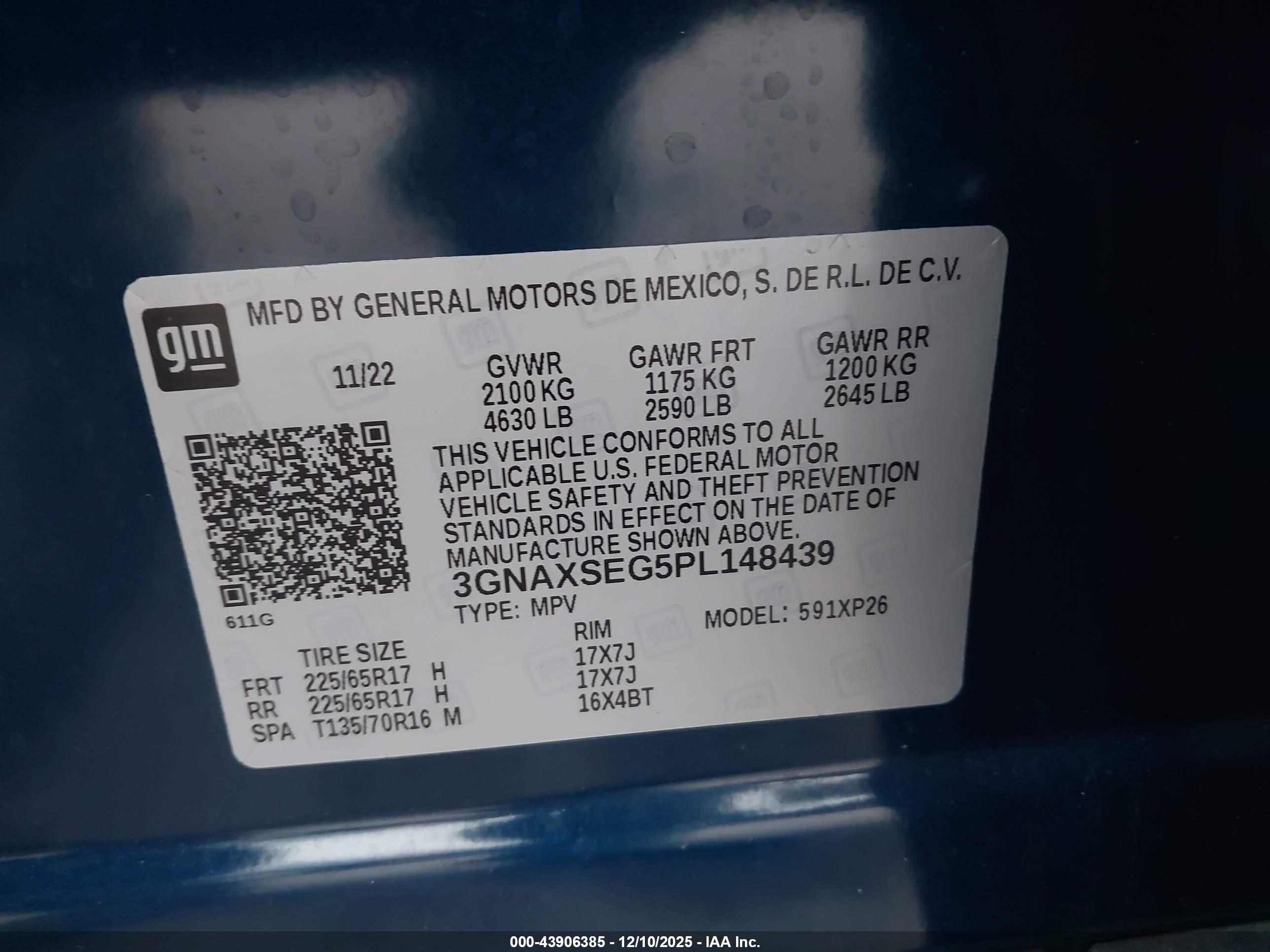 CHEVROLET EQUINOX image 9