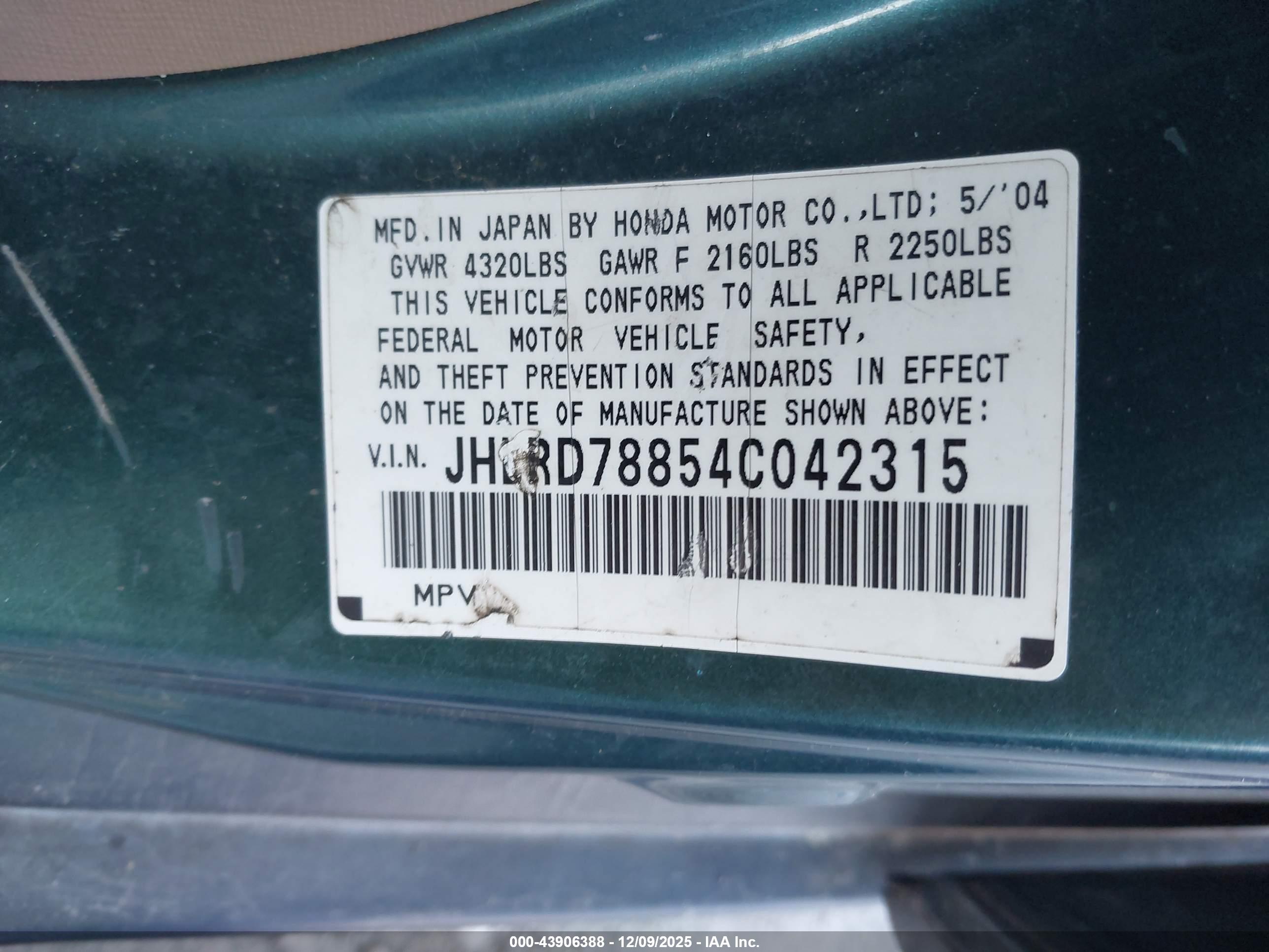 HONDA CR-V image 9